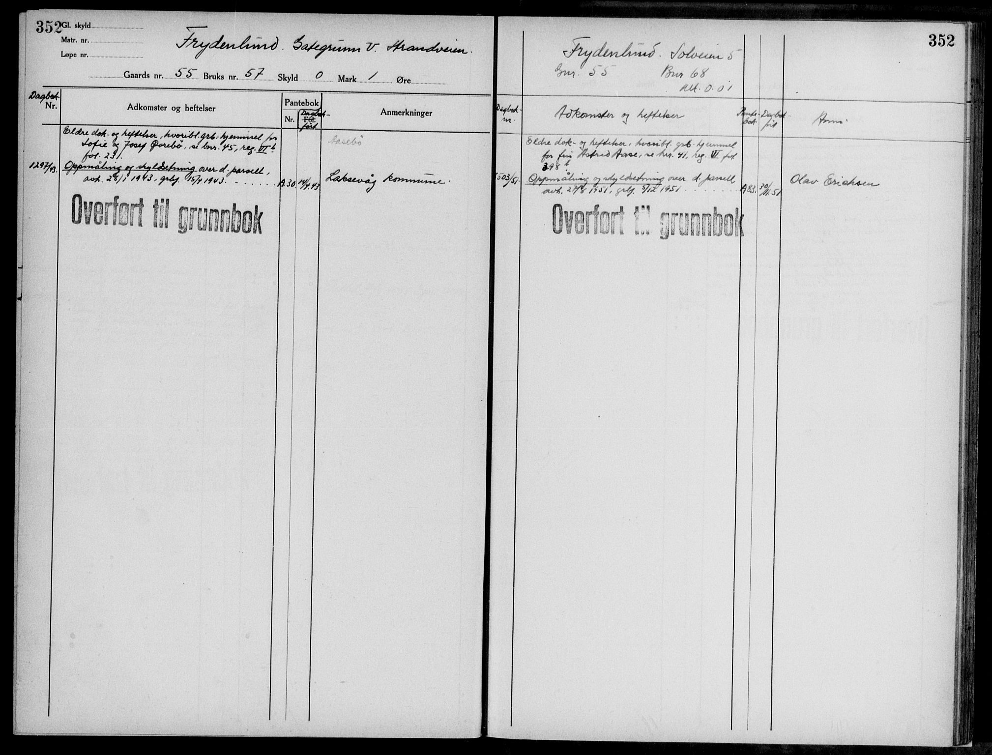 Midhordland sorenskriveri, AV/SAB-A-3001/1/G/Ga/Gab/L0117: Mortgage register no. II.A.b.117, p. 352