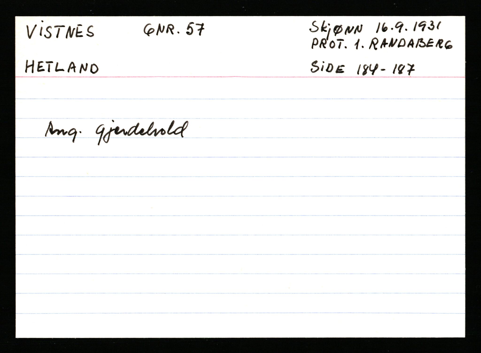 Statsarkivet i Stavanger, AV/SAST-A-101971/03/Y/Ym/L0067: Åstedskort sortert etter gårdsnavn: Vik - Vold, 1600-1950, p. 601