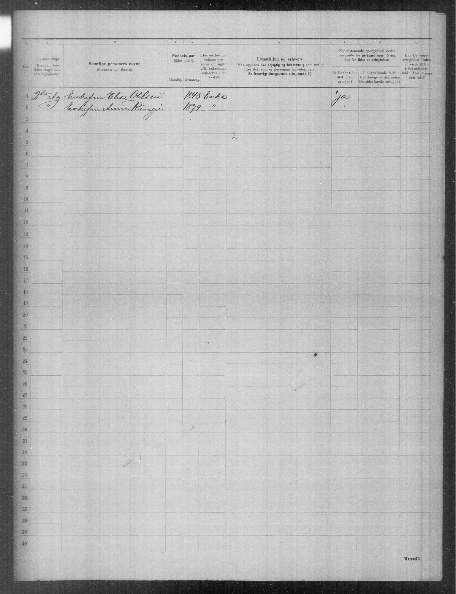 OBA, Municipal Census 1903 for Kristiania, 1903, p. 11336