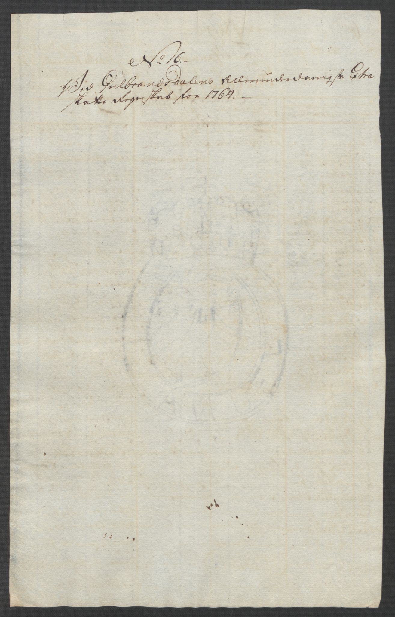 Rentekammeret inntil 1814, Reviderte regnskaper, Fogderegnskap, AV/RA-EA-4092/R17/L1266: Ekstraskatten Gudbrandsdal, 1762-1766, p. 353