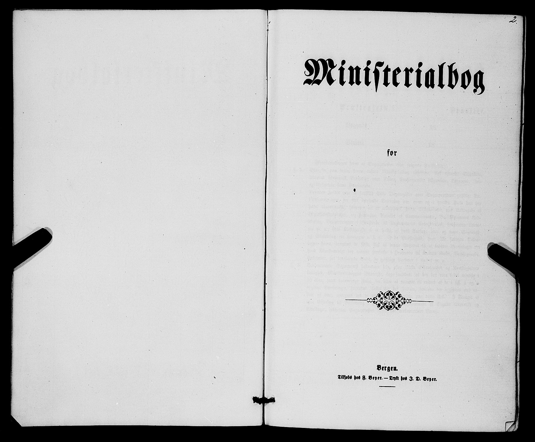 Førde sokneprestembete, SAB/A-79901/H/Haa/Haaa/L0010: Parish register (official) no. A 10, 1861-1876, p. 2