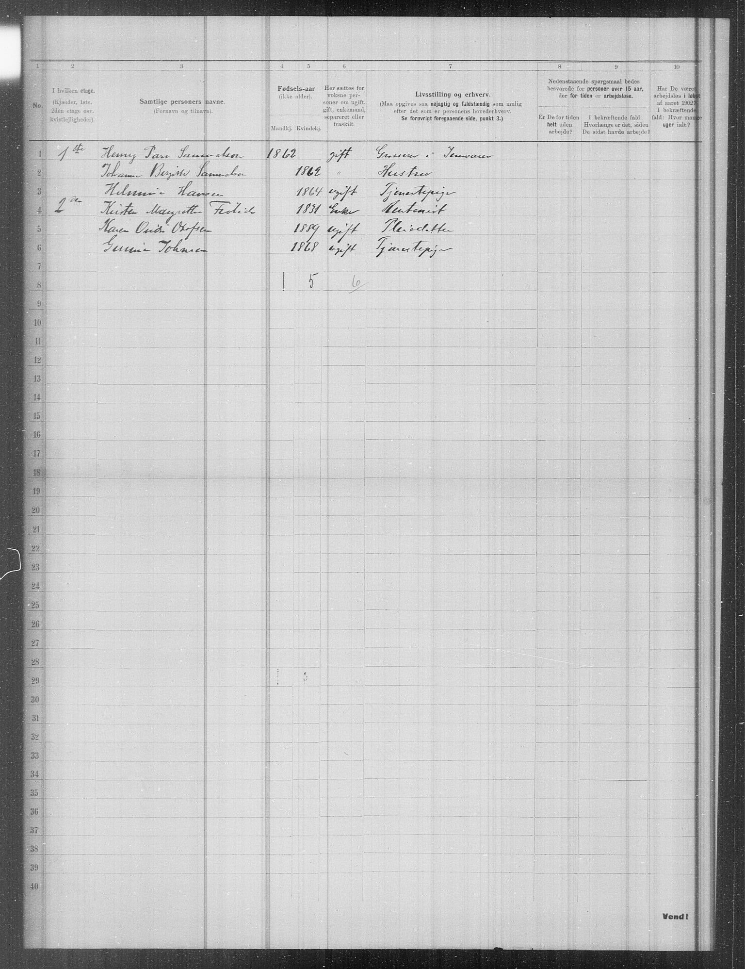 OBA, Municipal Census 1902 for Kristiania, 1902, p. 14267