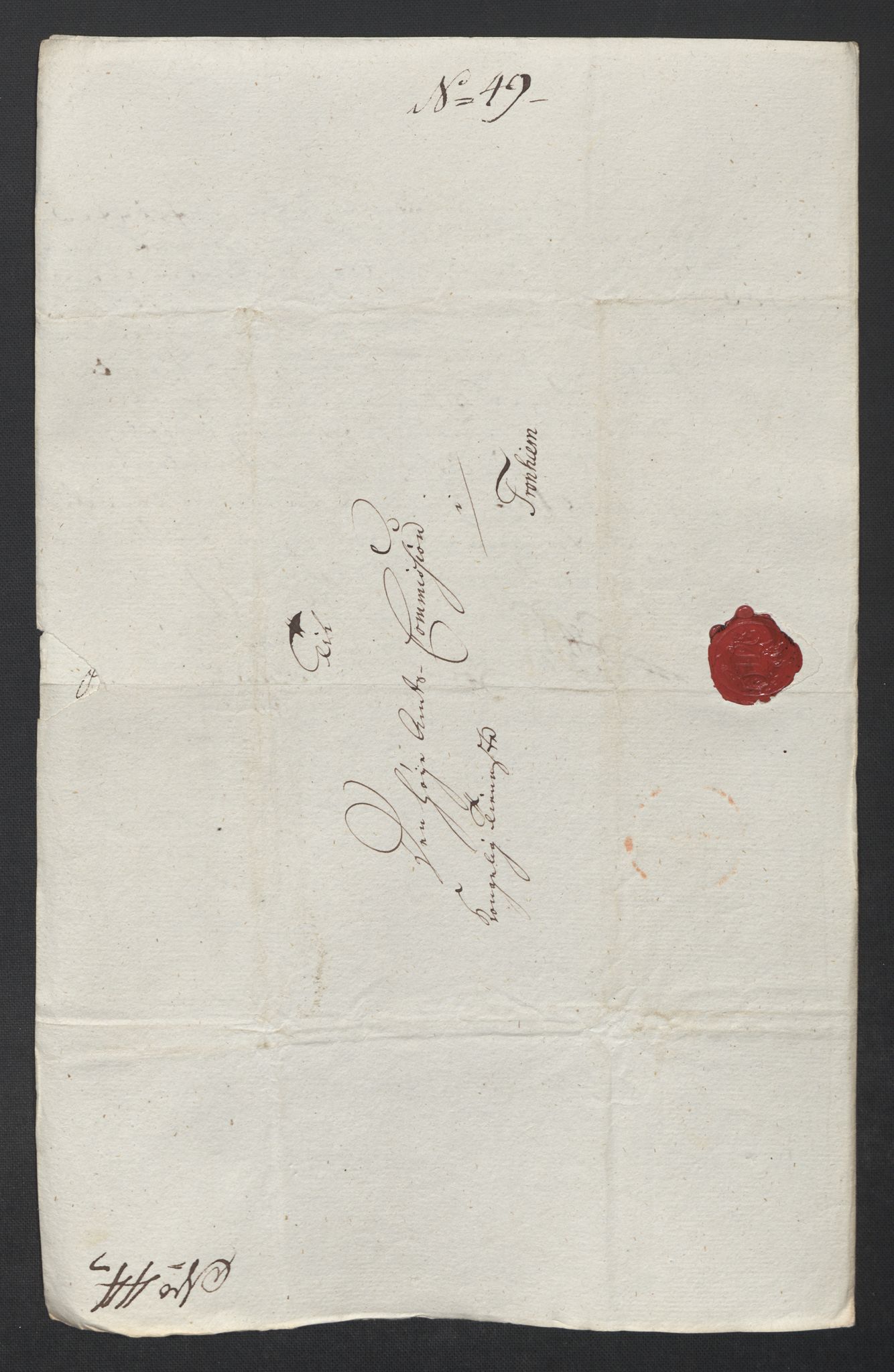 Rentekammeret inntil 1814, Reviderte regnskaper, Mindre regnskaper, AV/RA-EA-4068/Rf/Rfe/L0017: Inderøy fogderi, Jarlsberg grevskap, 1789, p. 202