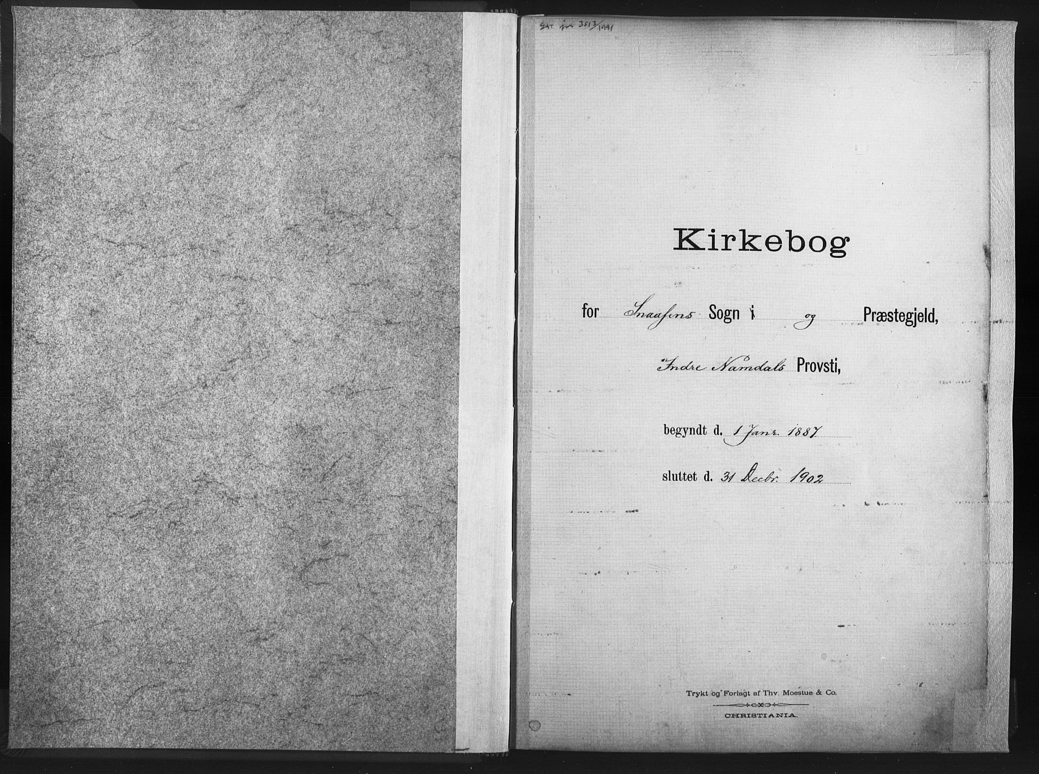 Ministerialprotokoller, klokkerbøker og fødselsregistre - Nord-Trøndelag, SAT/A-1458/749/L0474: Parish register (official) no. 749A08, 1887-1903
