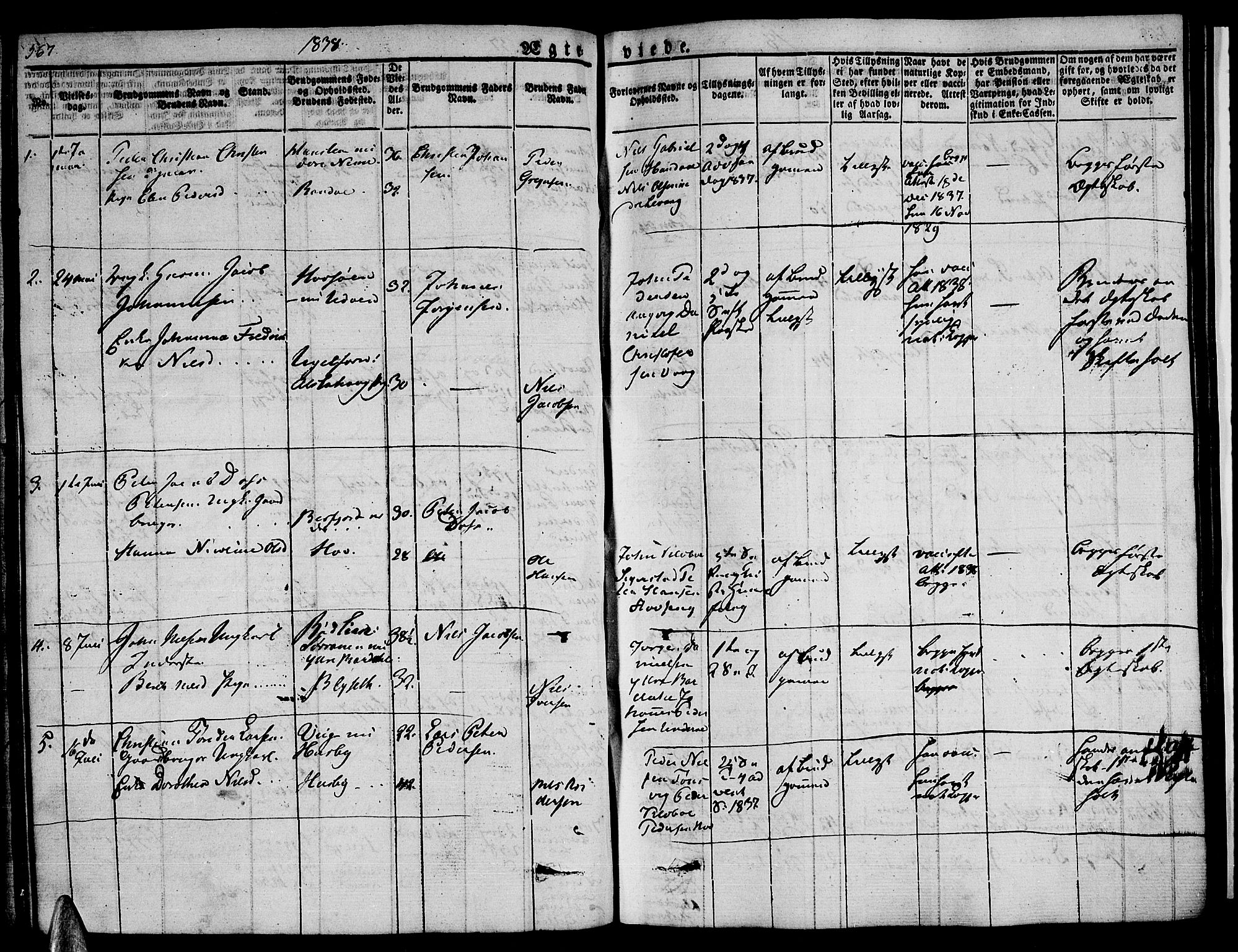 Ministerialprotokoller, klokkerbøker og fødselsregistre - Nordland, AV/SAT-A-1459/838/L0548: Parish register (official) no. 838A06, 1829-1839, p. 567-568