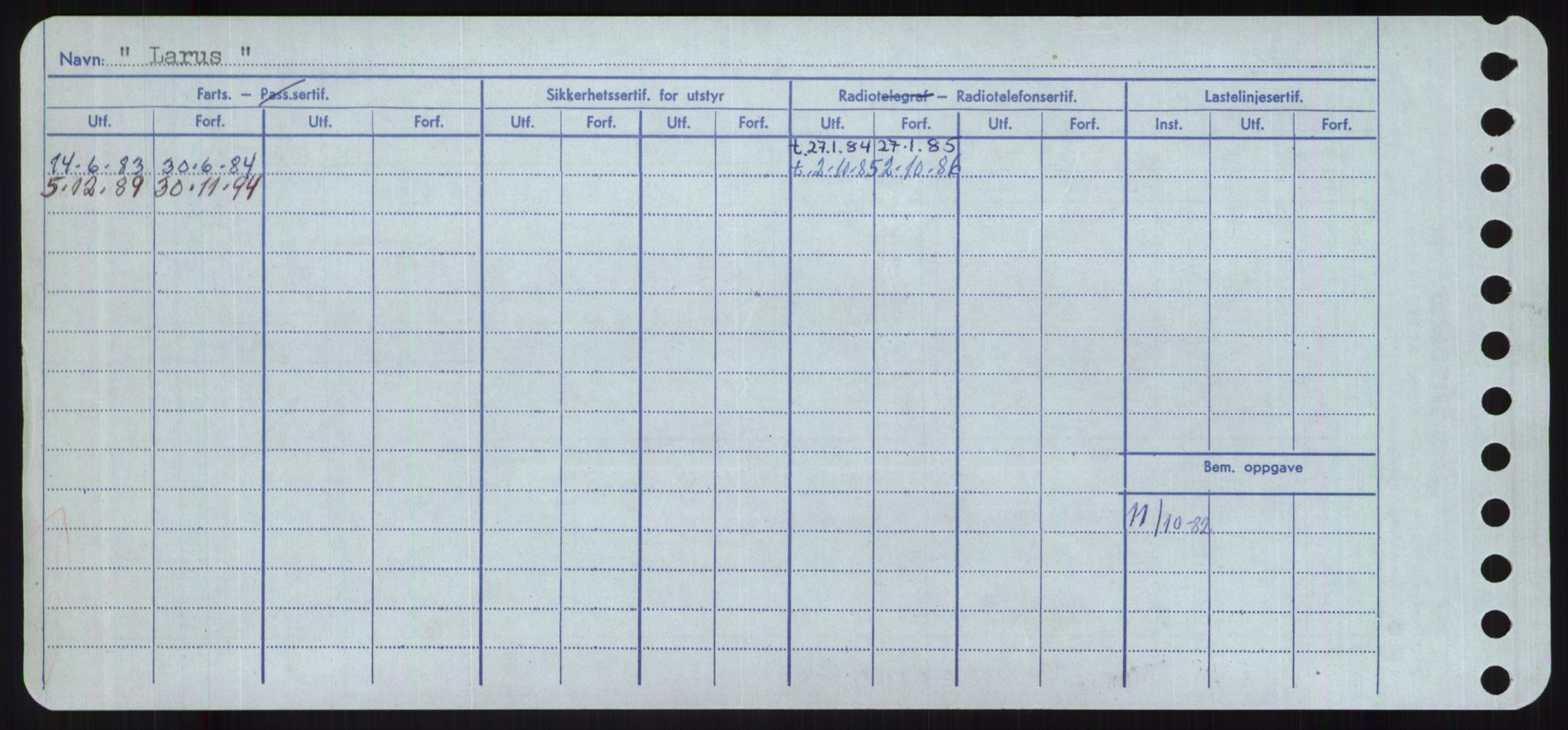 Sjøfartsdirektoratet med forløpere, Skipsmålingen, AV/RA-S-1627/H/Ha/L0003/0002: Fartøy, Hilm-Mar / Fartøy, Kom-Mar, p. 338