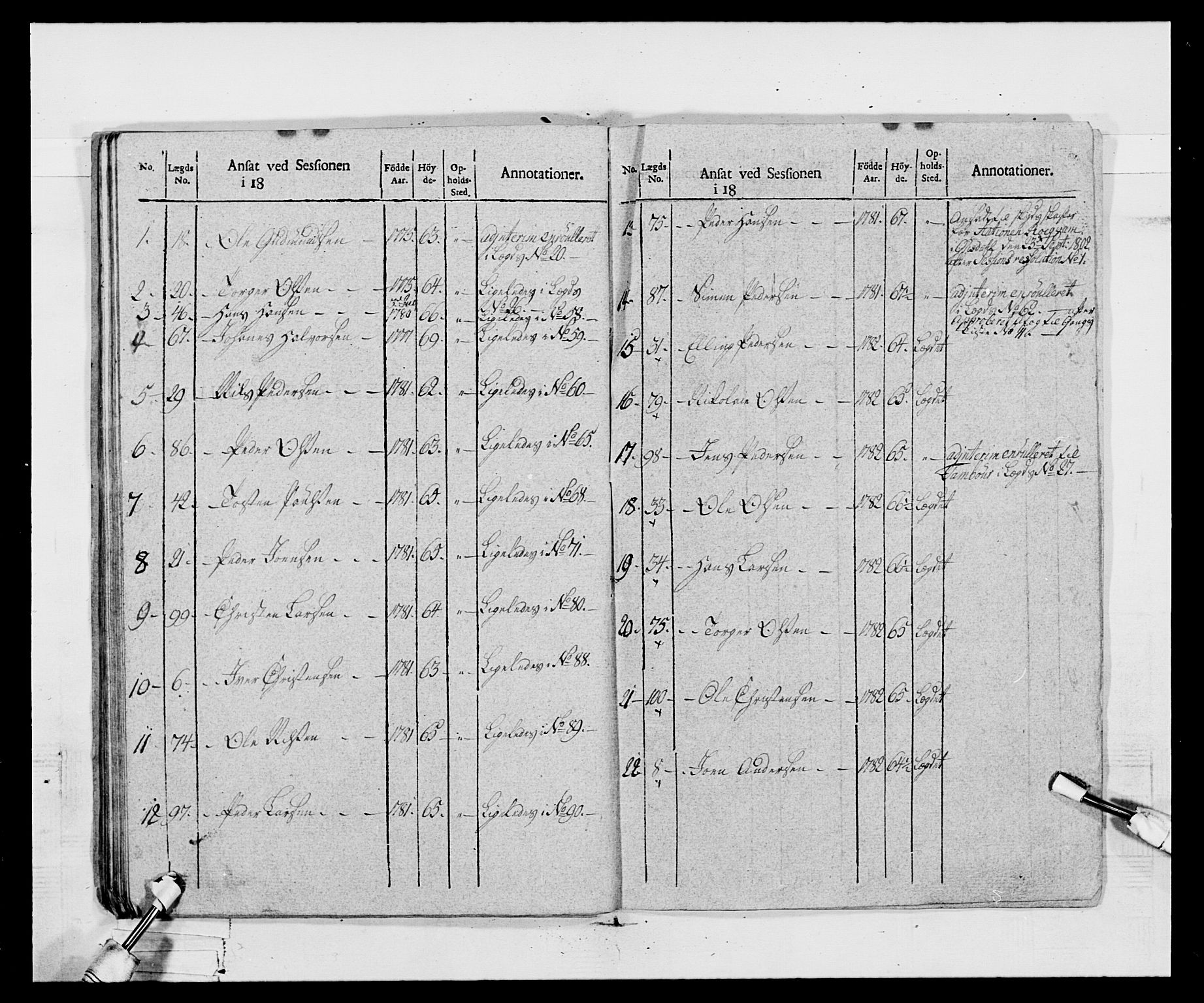 Generalitets- og kommissariatskollegiet, Det kongelige norske kommissariatskollegium, AV/RA-EA-5420/E/Eh/L0068: Opplandske nasjonale infanteriregiment, 1802-1805, p. 529