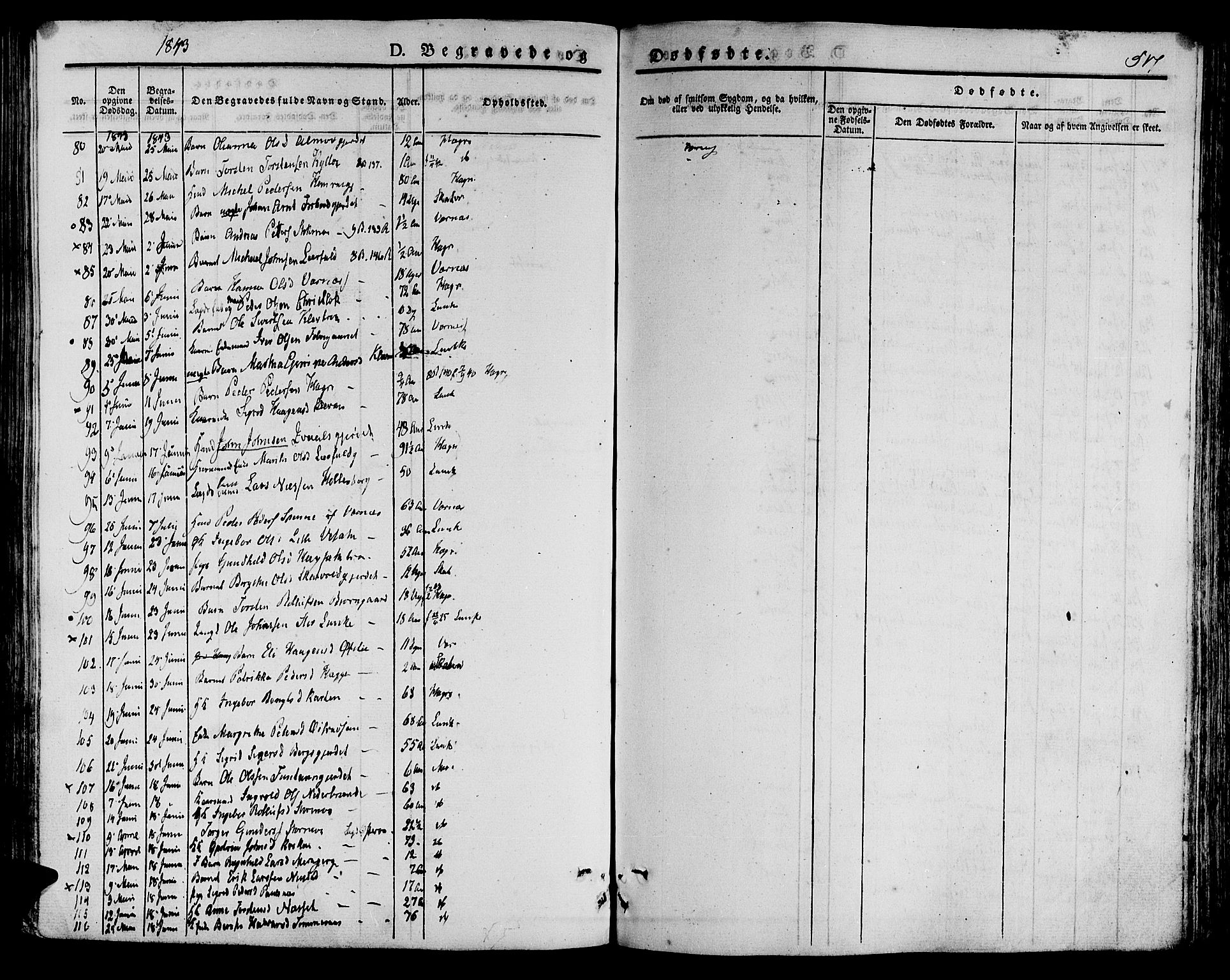 Ministerialprotokoller, klokkerbøker og fødselsregistre - Nord-Trøndelag, AV/SAT-A-1458/709/L0072: Parish register (official) no. 709A12, 1833-1844, p. 517