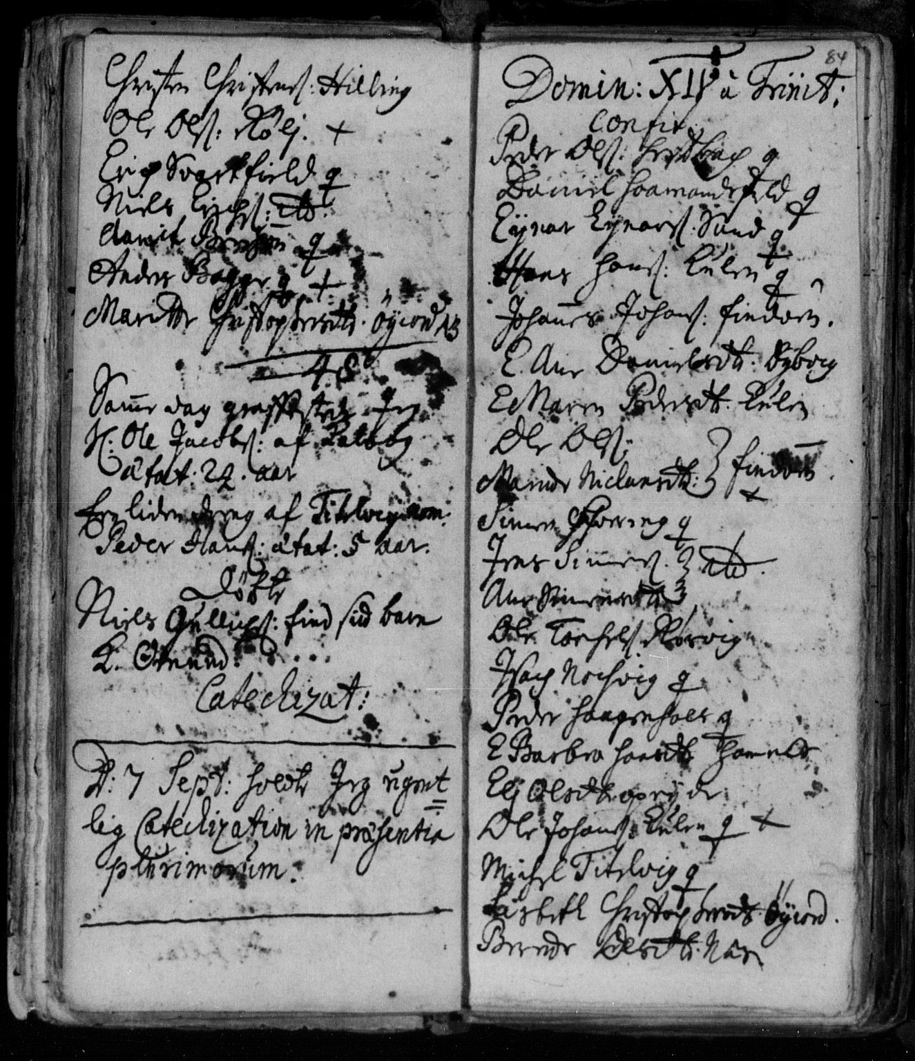 Ministerialprotokoller, klokkerbøker og fødselsregistre - Nordland, AV/SAT-A-1459/859/L0840: Parish register (official) no. 859A00, 1708-1738, p. 84