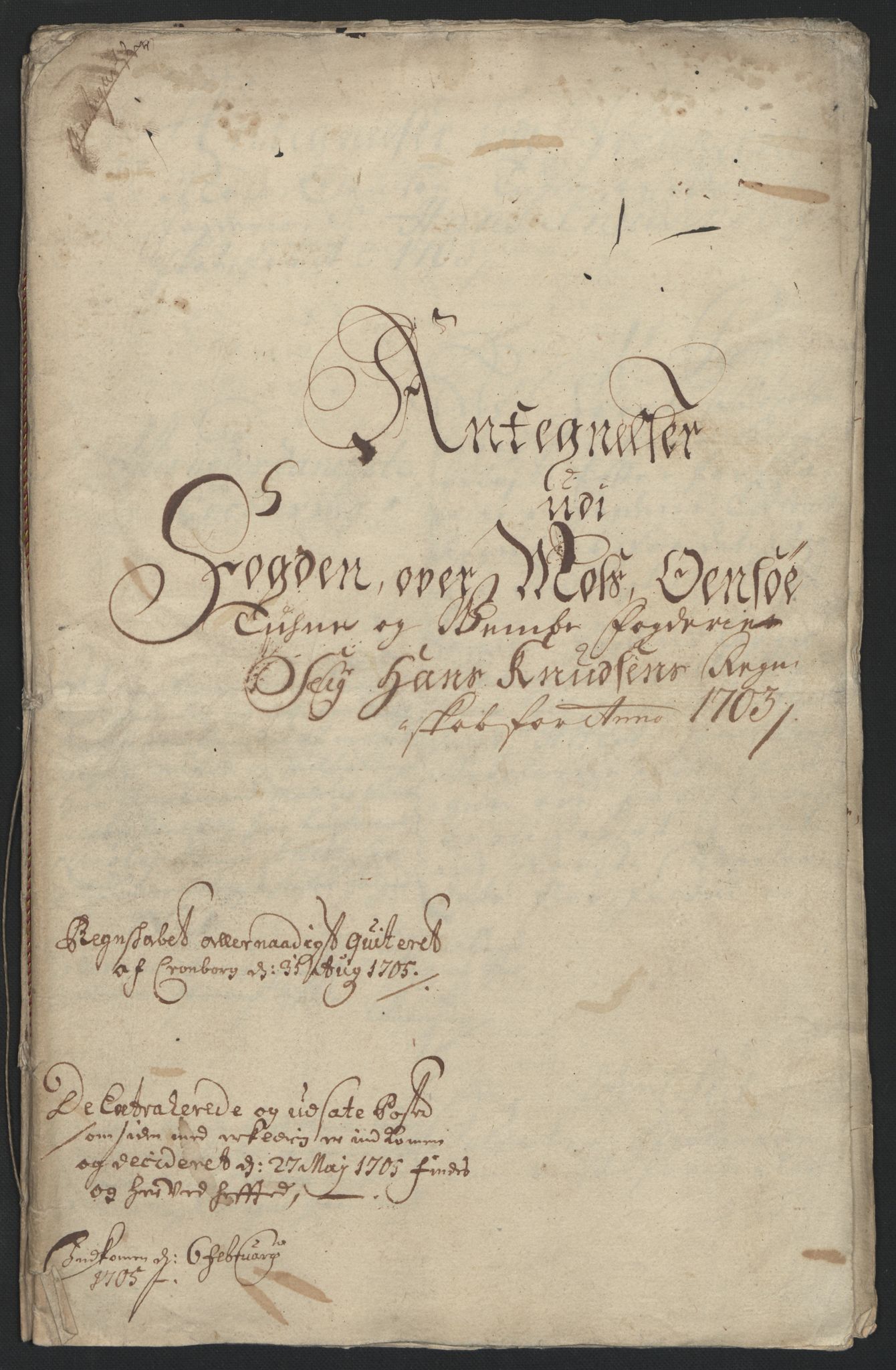 Rentekammeret inntil 1814, Reviderte regnskaper, Fogderegnskap, AV/RA-EA-4092/R04/L0132: Fogderegnskap Moss, Onsøy, Tune, Veme og Åbygge, 1703-1704, p. 261