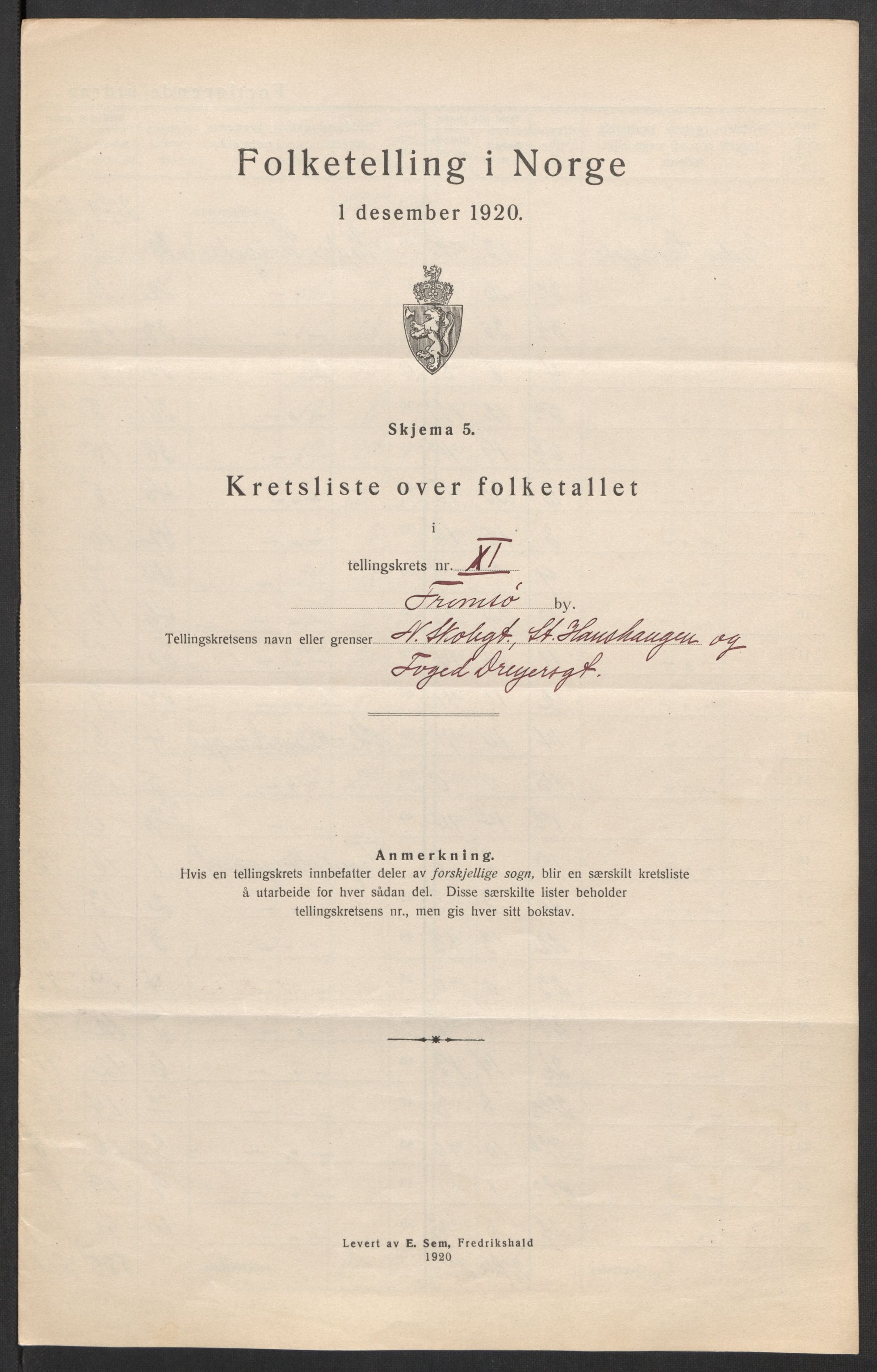 SATØ, 1920 census for Tromsø, 1920, p. 35