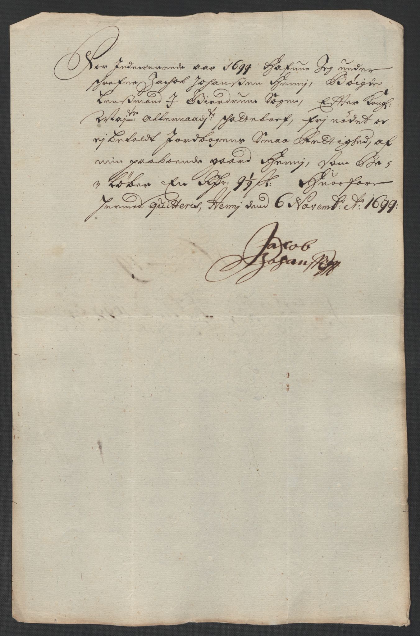 Rentekammeret inntil 1814, Reviderte regnskaper, Fogderegnskap, AV/RA-EA-4092/R12/L0711: Fogderegnskap Øvre Romerike, 1699, p. 300