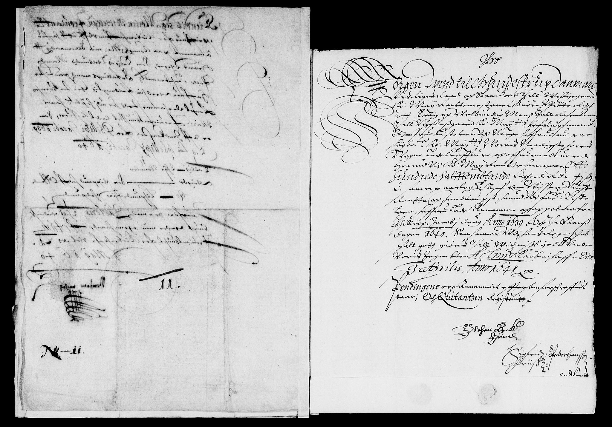 Rentekammeret inntil 1814, Reviderte regnskaper, Lensregnskaper, AV/RA-EA-5023/R/Rb/Rbr/L0012: Lista len, 1638-1640