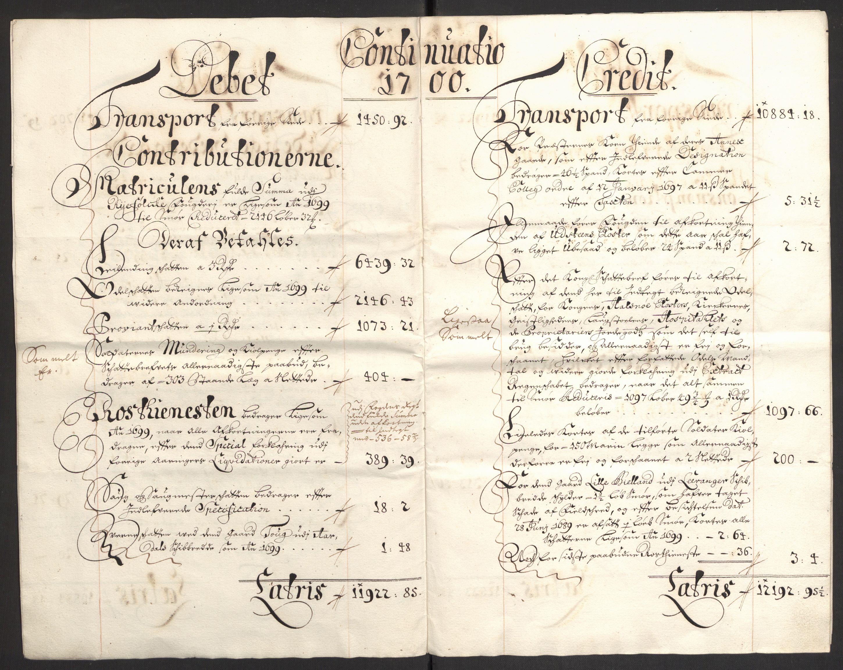 Rentekammeret inntil 1814, Reviderte regnskaper, Fogderegnskap, AV/RA-EA-4092/R47/L2858: Fogderegnskap Ryfylke, 1697-1700, p. 331