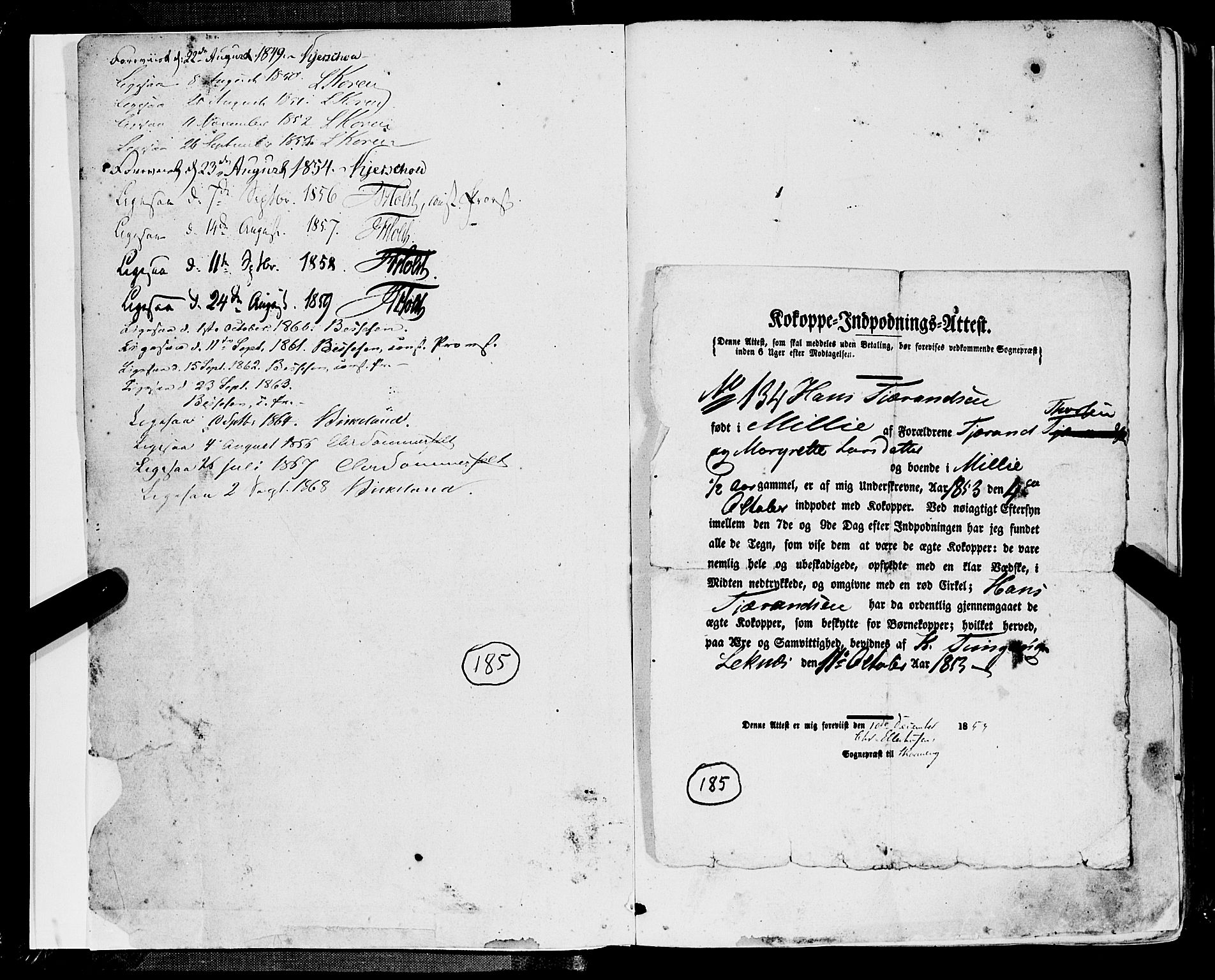 Skånevik sokneprestembete, AV/SAB-A-77801/H/Haa: Parish register (official) no. A 5I, 1848-1869