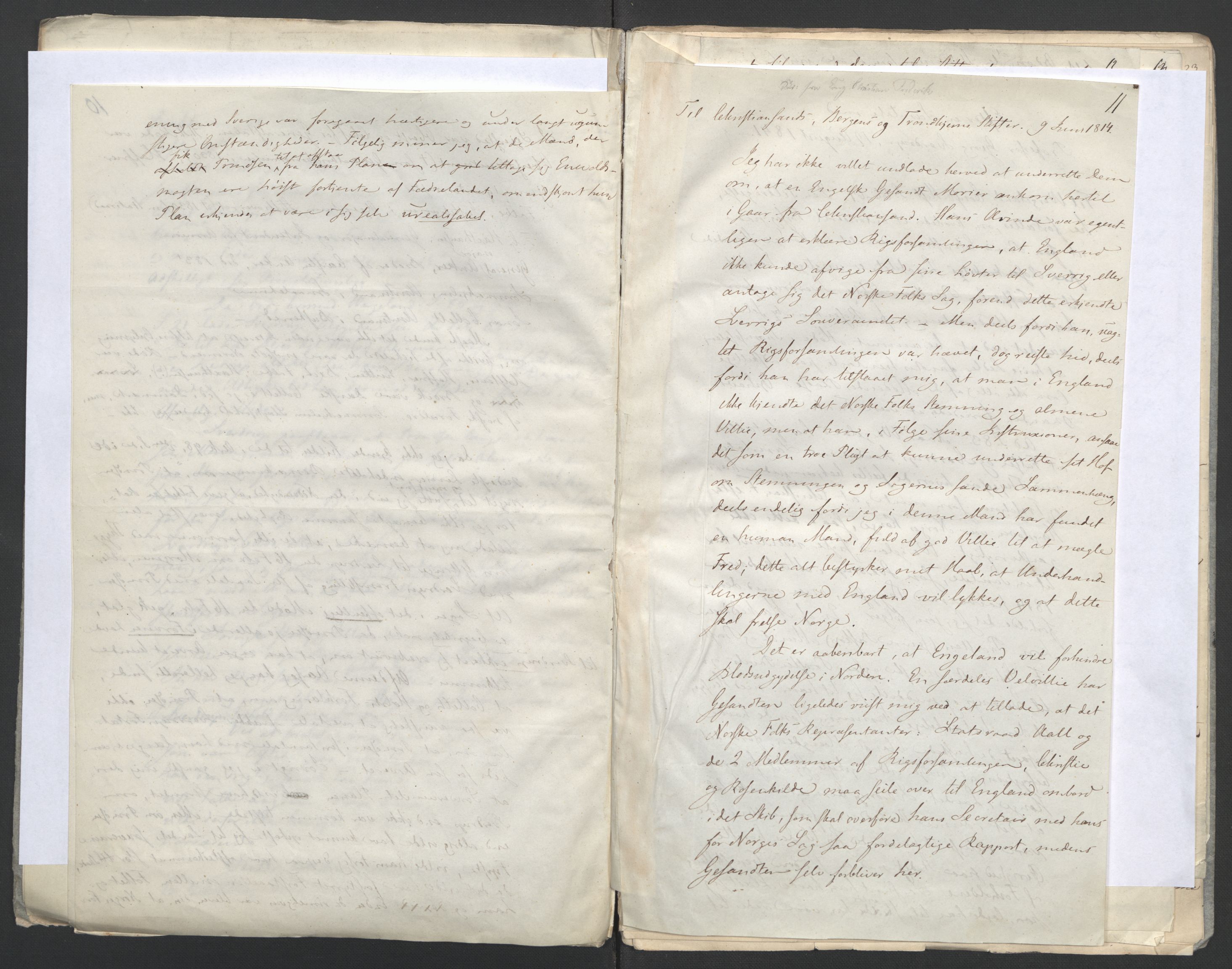 Faye, Andreas, AV/RA-PA-0015/F/Fh/L0028/0003: -- / Optegnelser ang. begivenhedene 1807-1814 af Thulstrup, L. Stoud Platou, C. St. Platou, G. Sverdrup, Løvenskiold m.fl. (afg. i samme anledning), p. 14