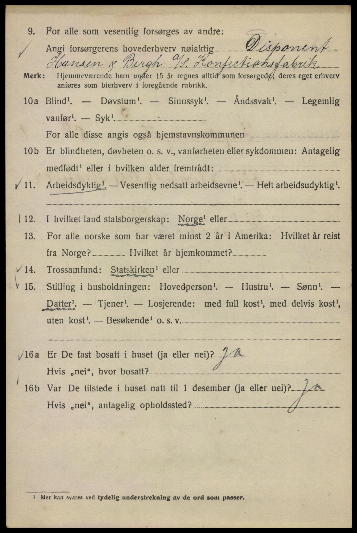 SAO, 1920 census for Kristiania, 1920, p. 225332