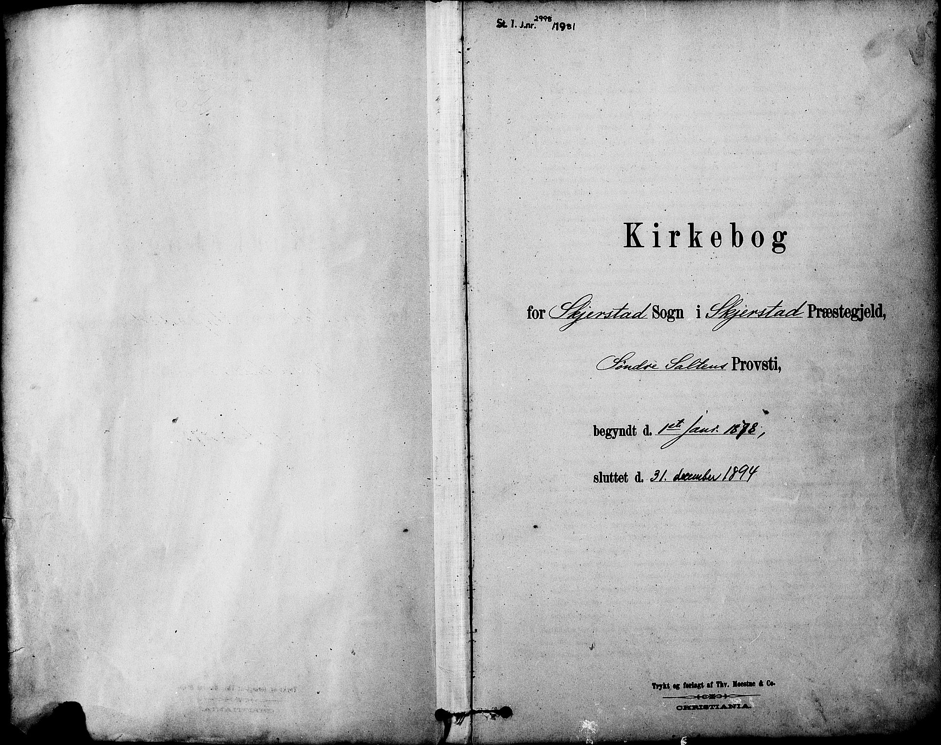 Ministerialprotokoller, klokkerbøker og fødselsregistre - Nordland, SAT/A-1459/852/L0754: Parish register (copy) no. 852C05, 1878-1894
