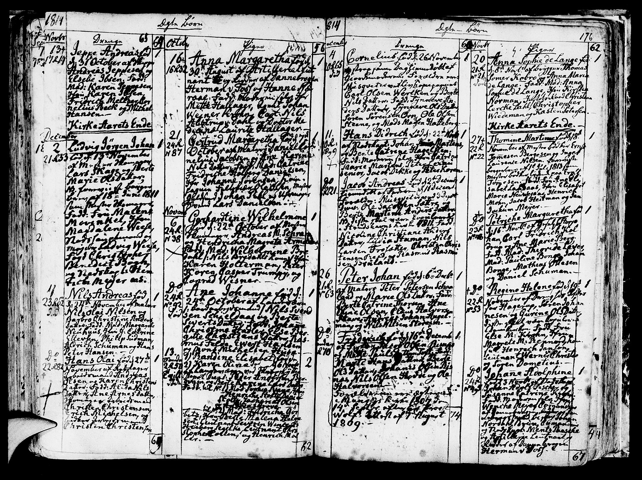 Korskirken sokneprestembete, AV/SAB-A-76101/H/Haa/L0006: Parish register (official) no. A 6, 1790-1820, p. 176