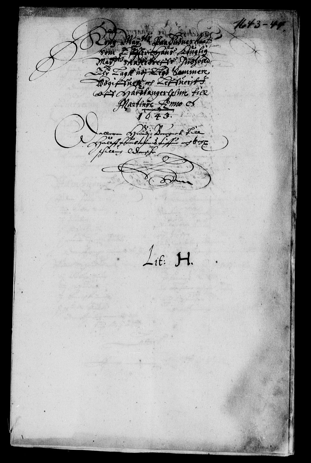 Rentekammeret inntil 1814, Reviderte regnskaper, Lensregnskaper, AV/RA-EA-5023/R/Rb/Rbt/L0097: Bergenhus len, 1643-1644