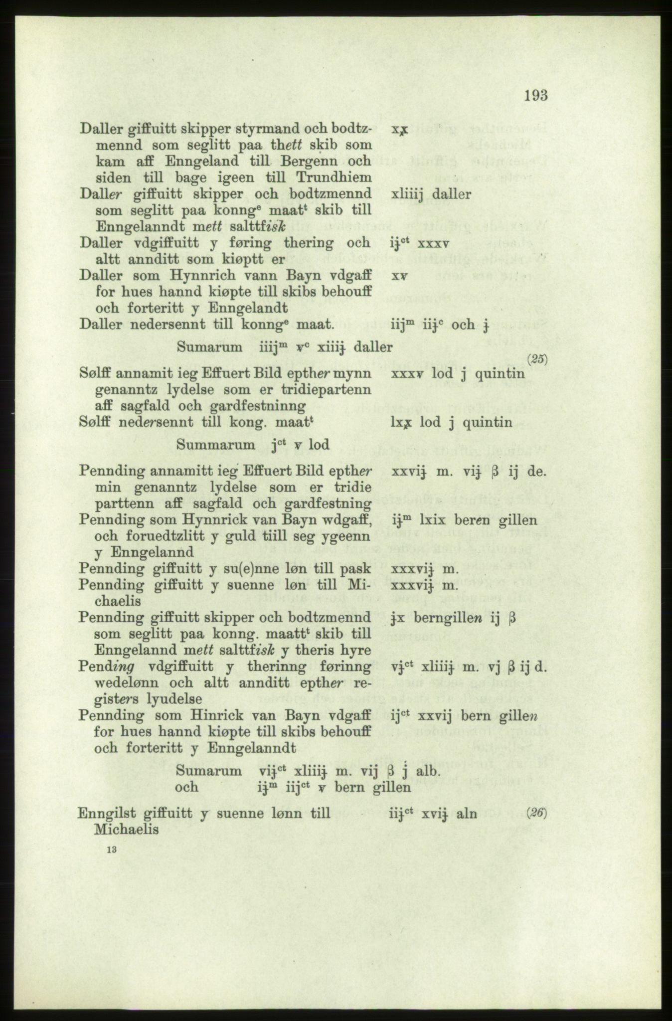 Publikasjoner utgitt av Arkivverket, PUBL/PUBL-001/C/0006: Bind 6: Rekneskapsbøker for Trondheims len 1548-1549 og 1557-1559, 1548-1559, p. 193