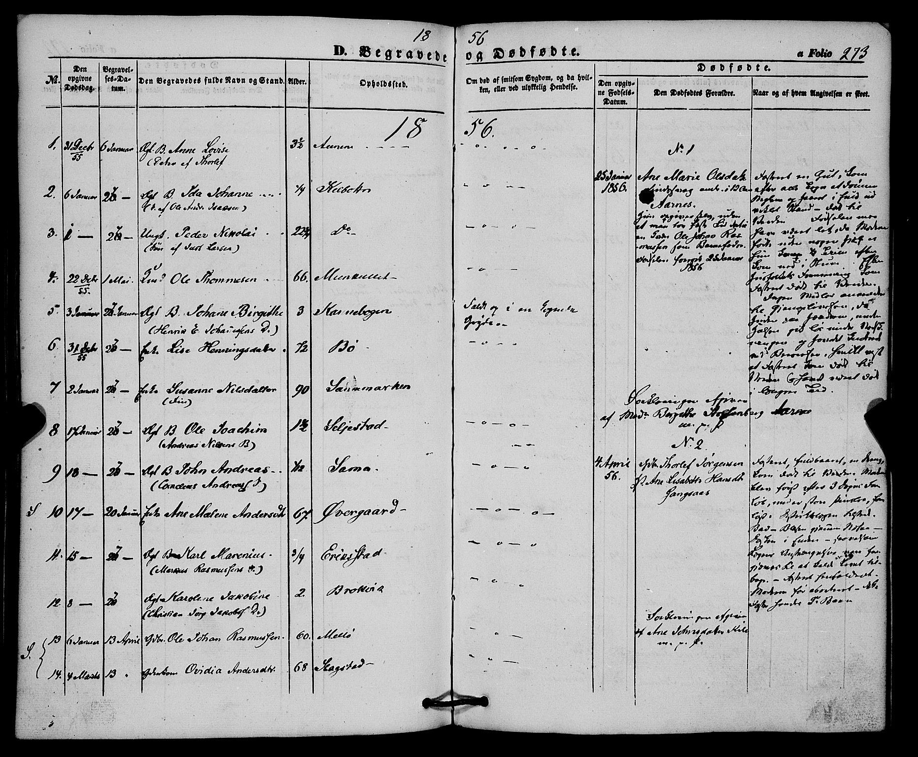 Trondenes sokneprestkontor, SATØ/S-1319/H/Ha/L0011kirke: Parish register (official) no. 11, 1853-1862, p. 273