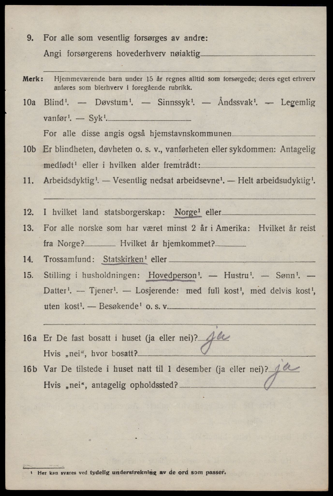 SAST, 1920 census for Strand, 1920, p. 1751