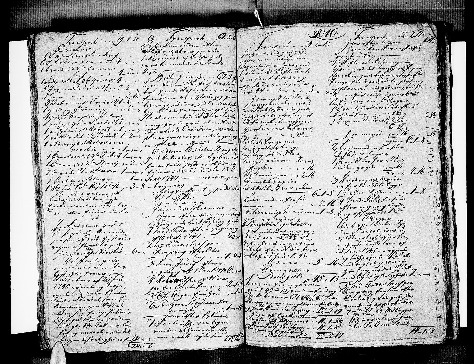 Nedre Telemark sorenskriveri, AV/SAKO-A-135/H/Hb/Hbb/L0007: Skifteprotokoll kopi, 1748-1750, p. 5045b-5046a