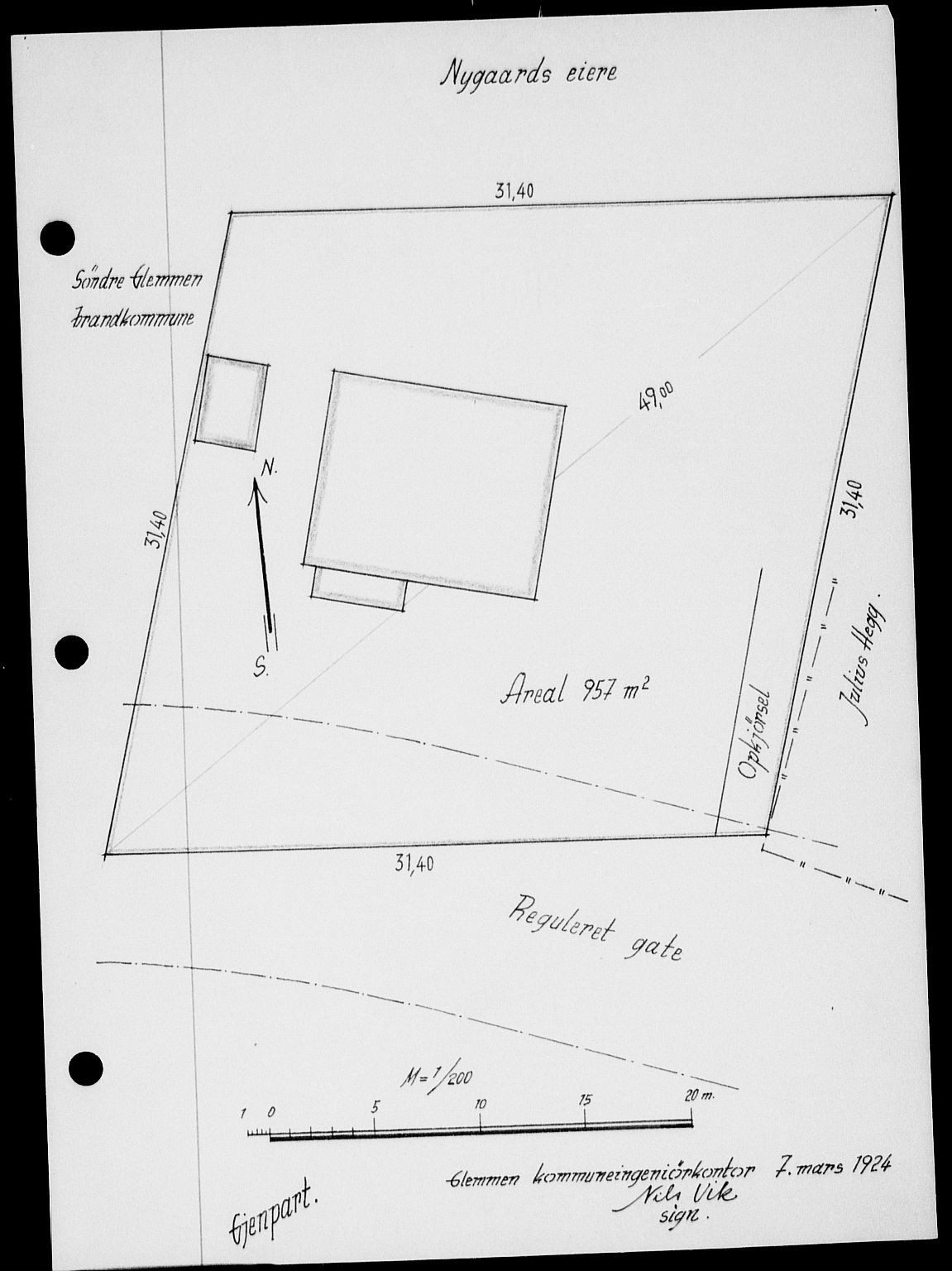 Onsøy sorenskriveri, AV/SAO-A-10474/G/Ga/Gab/L0022: Mortgage book no. II A-22, 1947-1948, Diary no: : 3409/1947