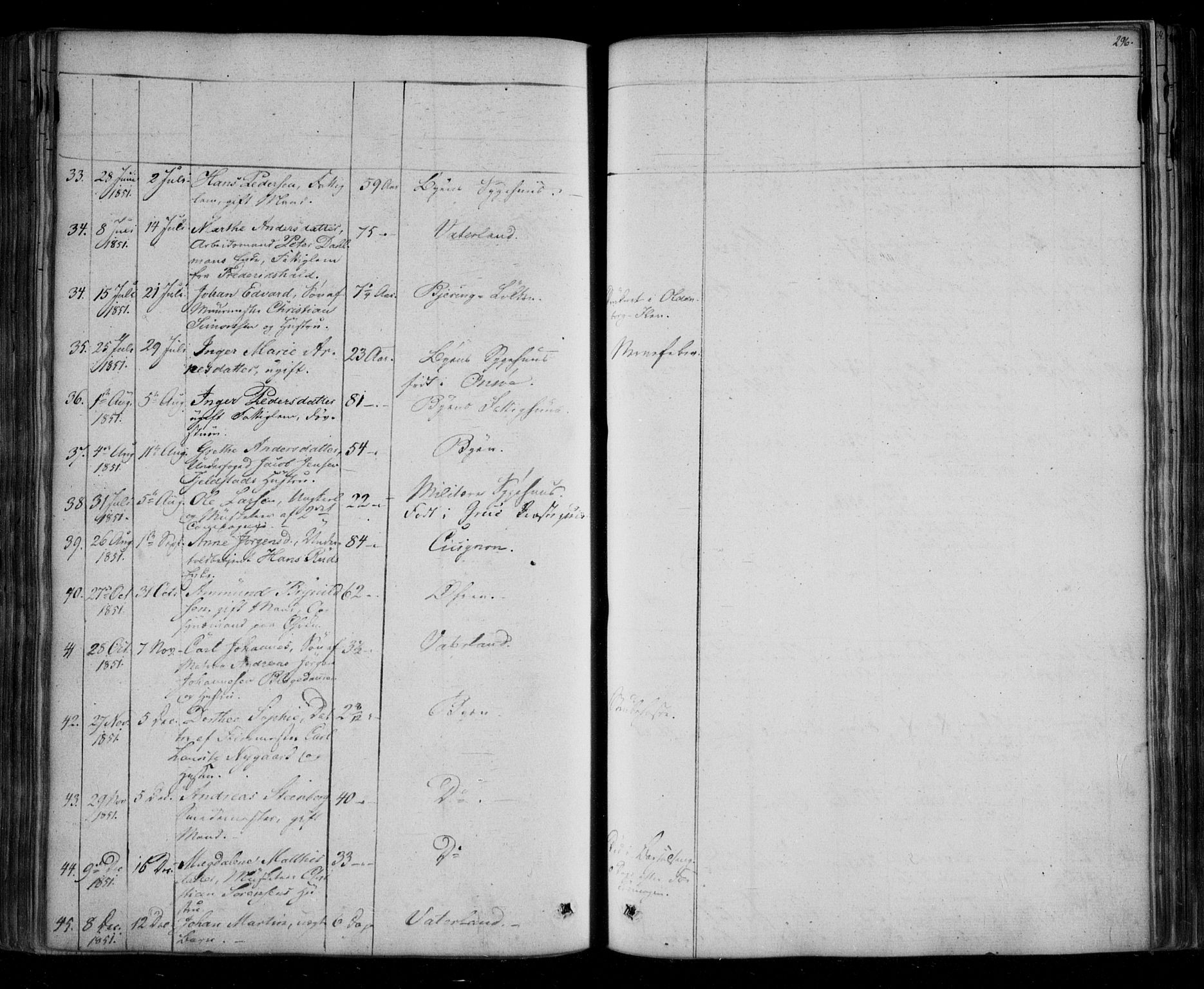 Fredrikstad prestekontor Kirkebøker, AV/SAO-A-11082/F/Fa/L0005: Parish register (official) no. 5, 1835-1856, p. 296