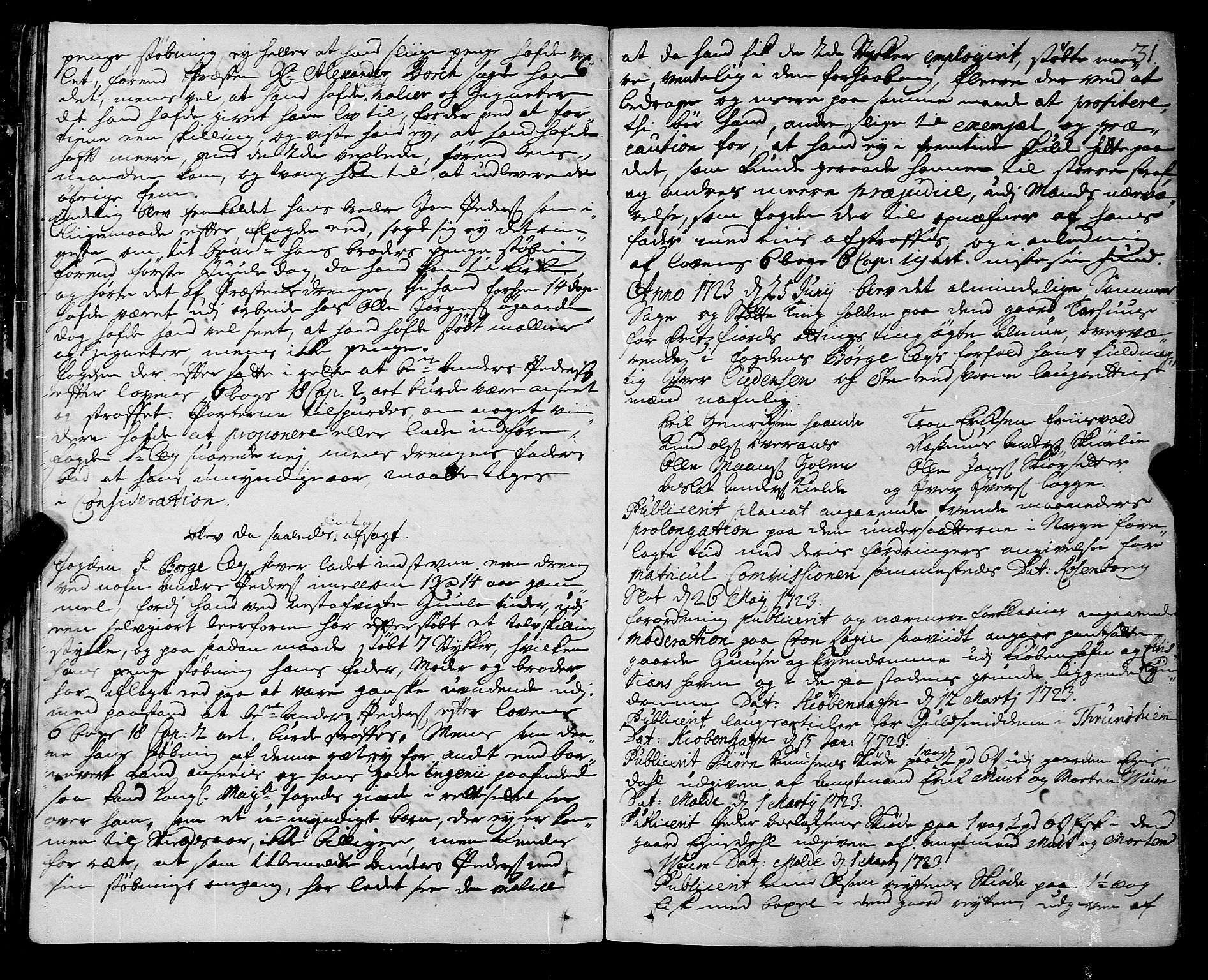 Romsdal sorenskriveri, SAT/A-4149/1/1/1A/L0009: Tingbok, 1722-1728, p. 30b-31a