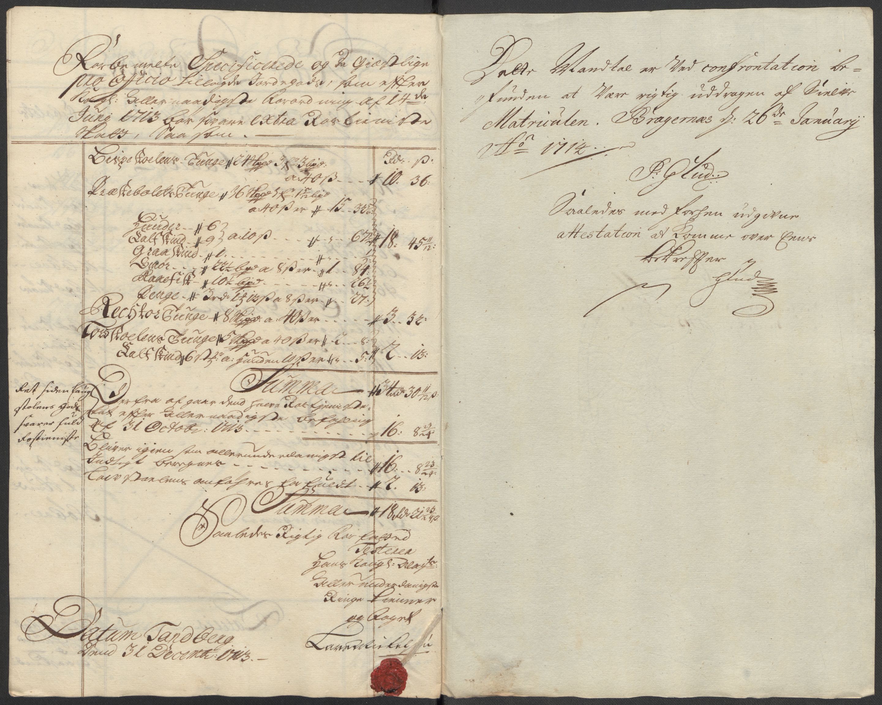 Rentekammeret inntil 1814, Reviderte regnskaper, Fogderegnskap, AV/RA-EA-4092/R23/L1471: Fogderegnskap Ringerike og Hallingdal, 1713-1714, p. 187