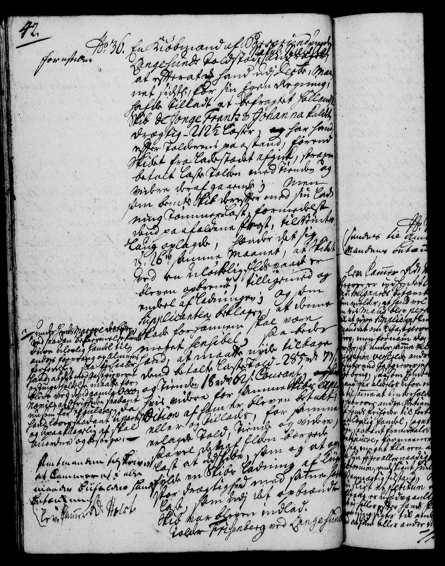 Rentekammeret, Kammerkanselliet, RA/EA-3111/G/Gh/Gha/L0023: Norsk ekstraktmemorialprotokoll (merket RK 53.68), 1741-1742, p. 42