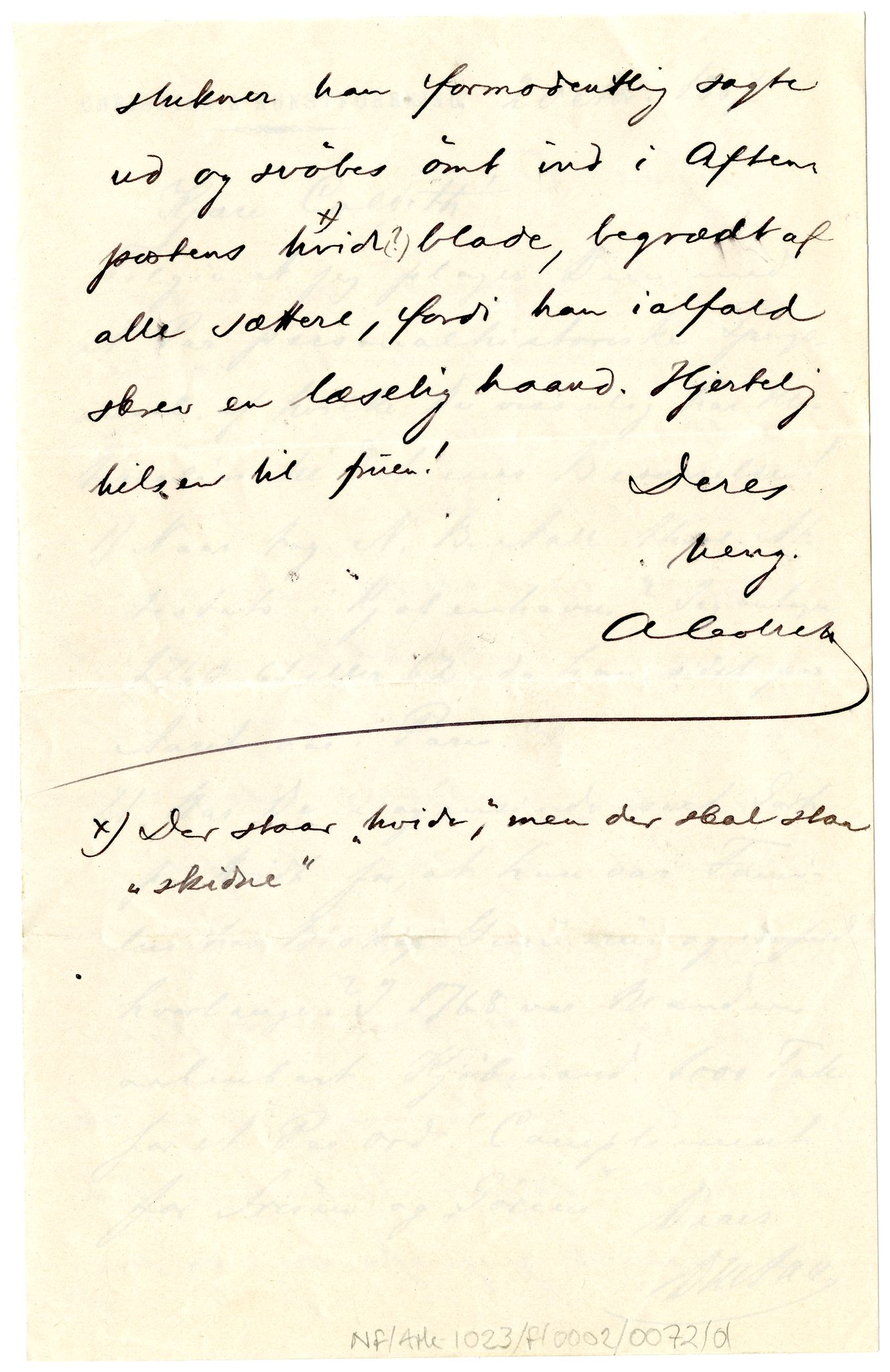 Diderik Maria Aalls brevsamling, NF/Ark-1023/F/L0002: D.M. Aalls brevsamling. B - C, 1799-1889, p. 370