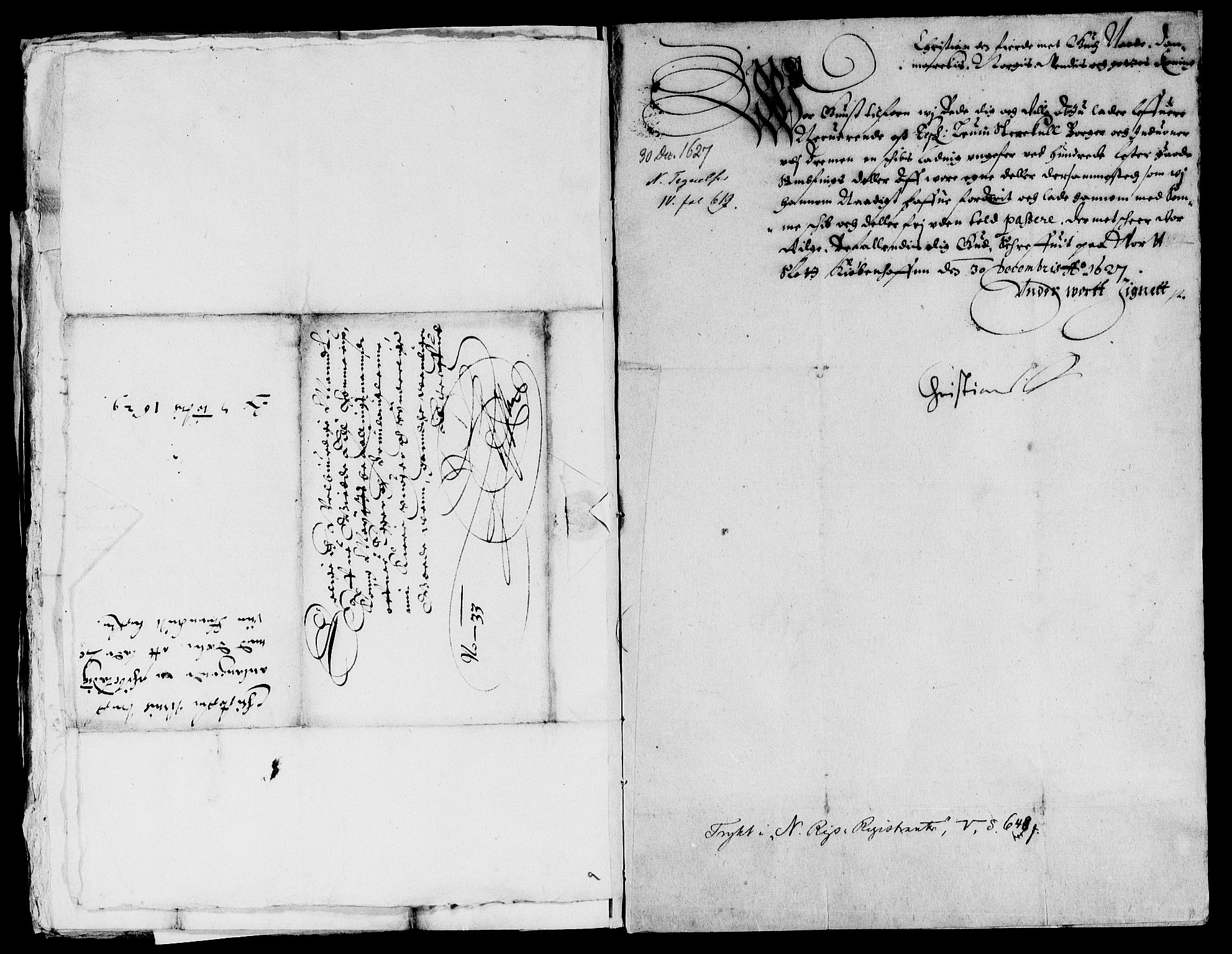 Rentekammeret inntil 1814, Reviderte regnskaper, Lensregnskaper, RA/EA-5023/R/Rb/Rbl/L0003: Brunla len med Eiker len 1626-37, 1628-1631