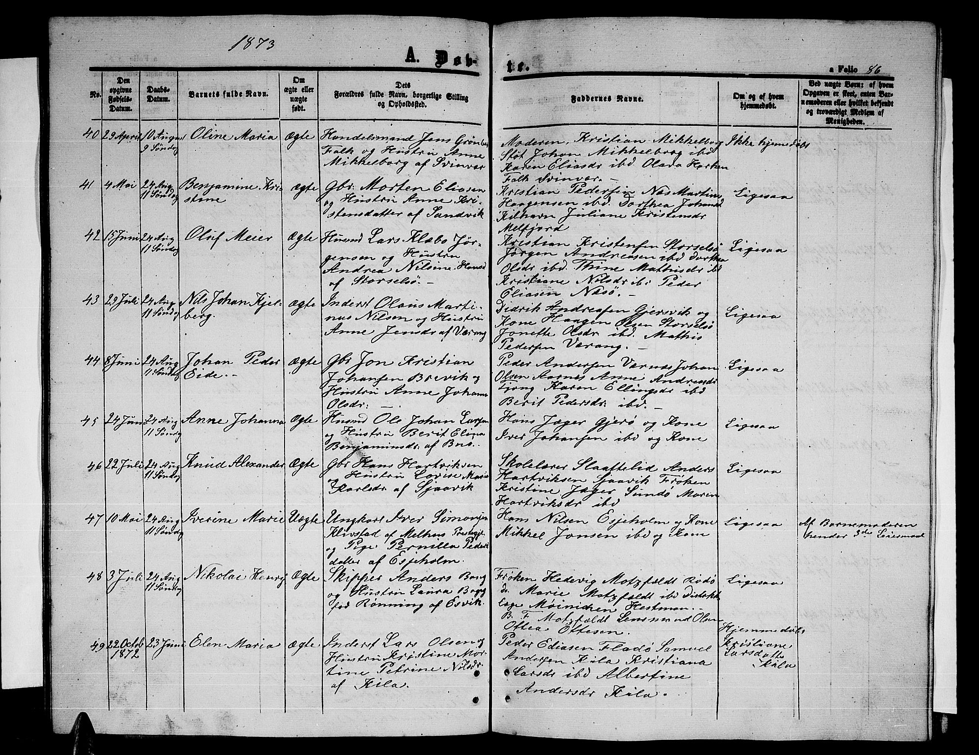 Ministerialprotokoller, klokkerbøker og fødselsregistre - Nordland, SAT/A-1459/841/L0619: Parish register (copy) no. 841C03, 1856-1876, p. 86