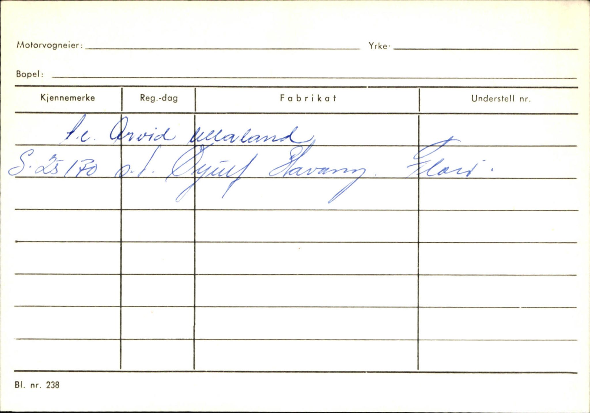 Statens vegvesen, Sogn og Fjordane vegkontor, AV/SAB-A-5301/4/F/L0132: Eigarregister Askvoll A-Å. Balestrand A-Å, 1945-1975, p. 1096