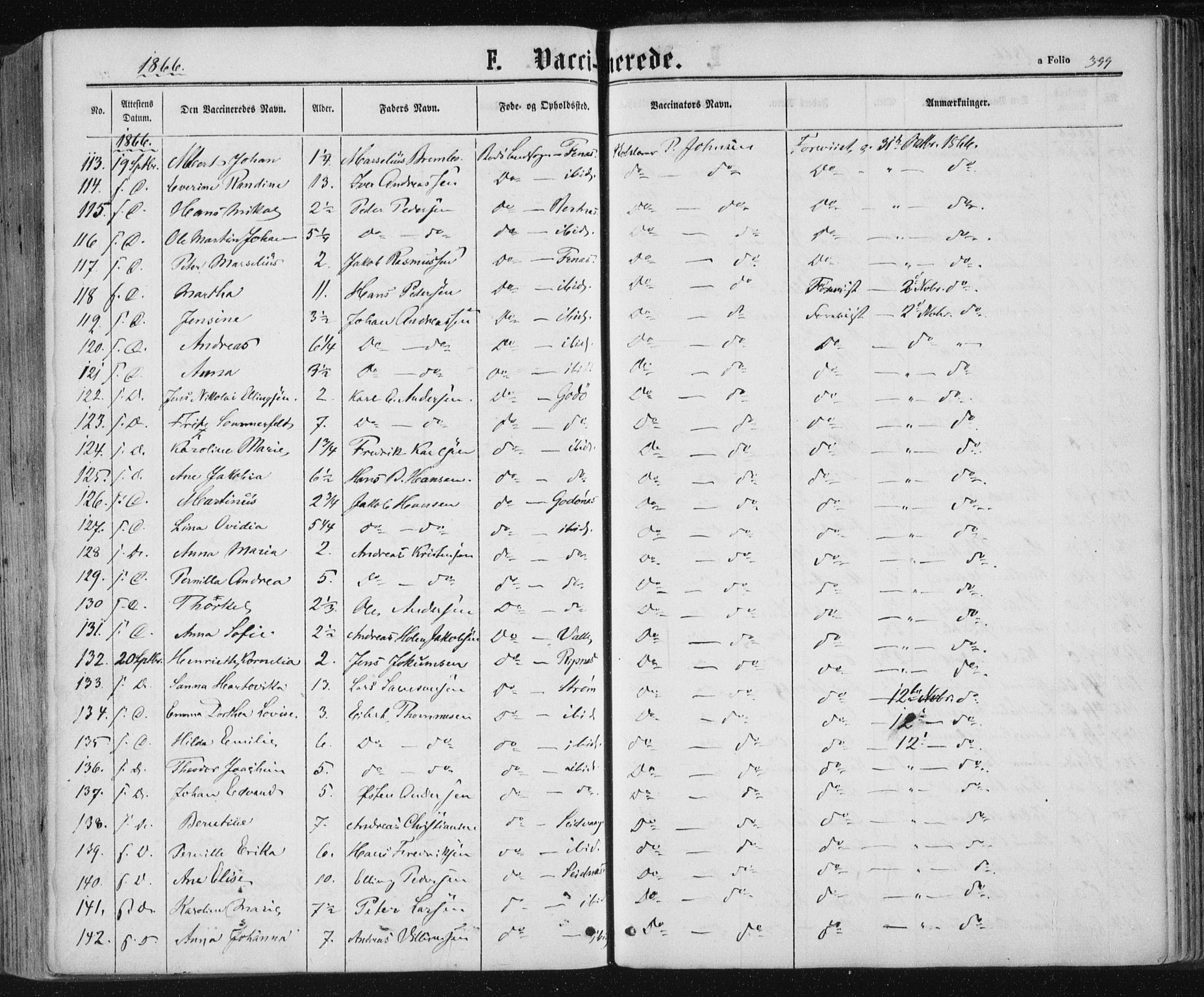 Ministerialprotokoller, klokkerbøker og fødselsregistre - Nordland, AV/SAT-A-1459/801/L0008: Parish register (official) no. 801A08, 1864-1875, p. 399