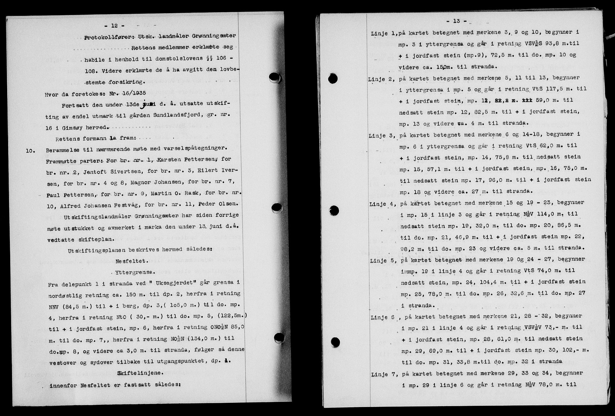 Lofoten sorenskriveri, SAT/A-0017/1/2/2C/L0013a: Mortgage book no. 13a, 1944-1946, Diary no: : 1020/1945