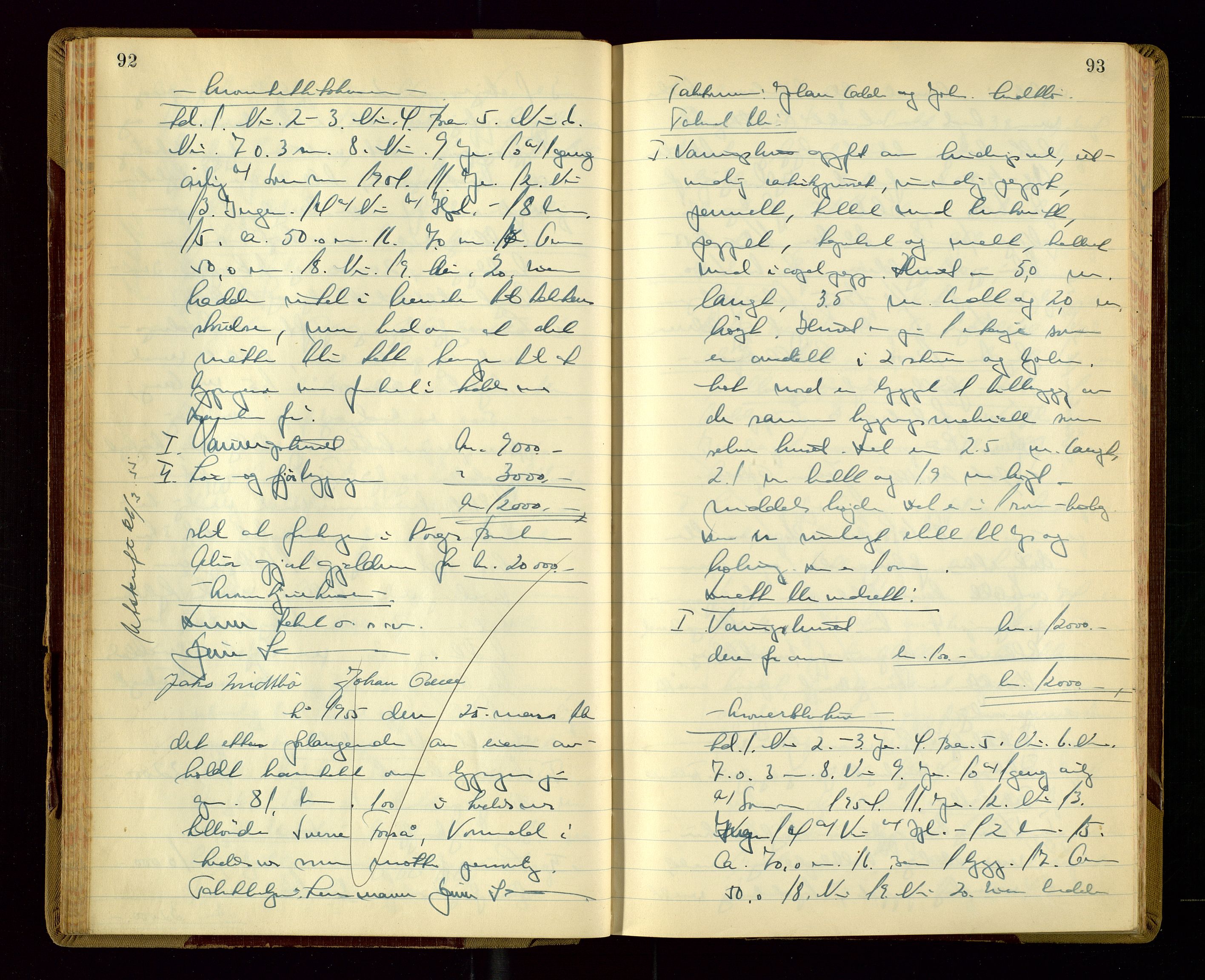 Avaldsnes lensmannskontor, AV/SAST-A-100286/Goa/L0010: "Branntakstprotokoll", 1955, p. 92-93