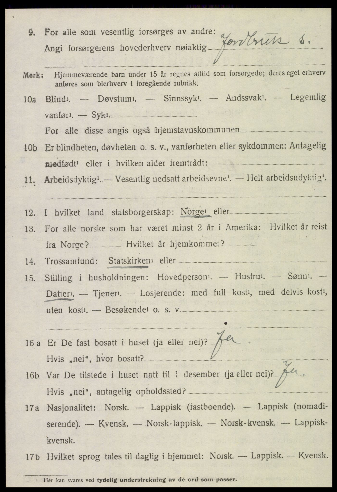 SAT, 1920 census for Frol, 1920, p. 2822