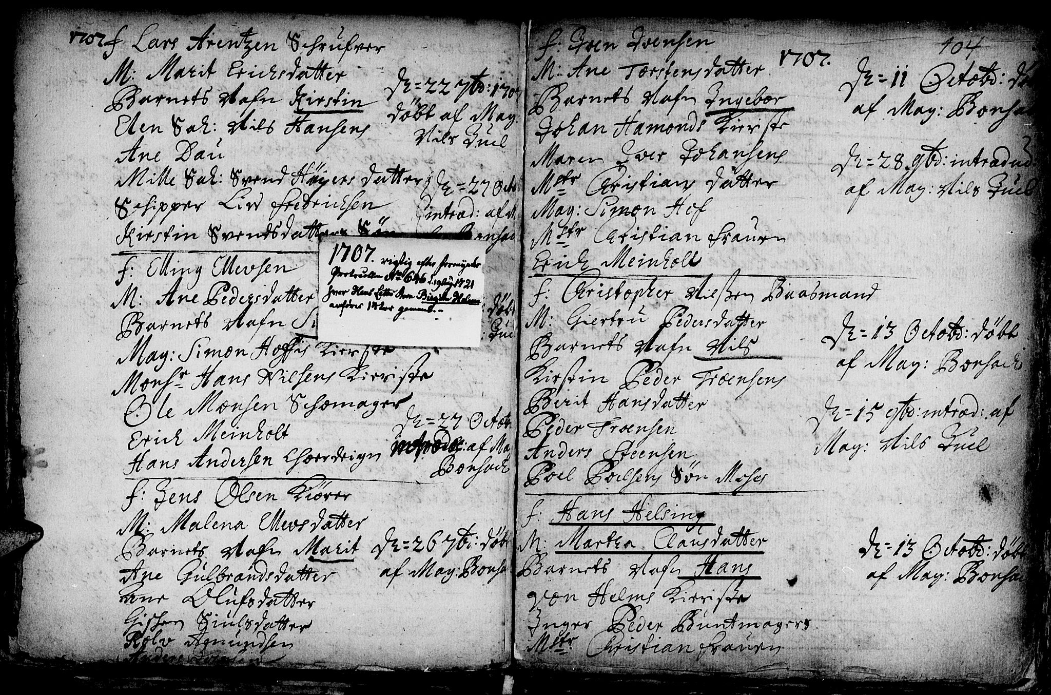 Ministerialprotokoller, klokkerbøker og fødselsregistre - Sør-Trøndelag, AV/SAT-A-1456/601/L0034: Parish register (official) no. 601A02, 1702-1714, p. 104