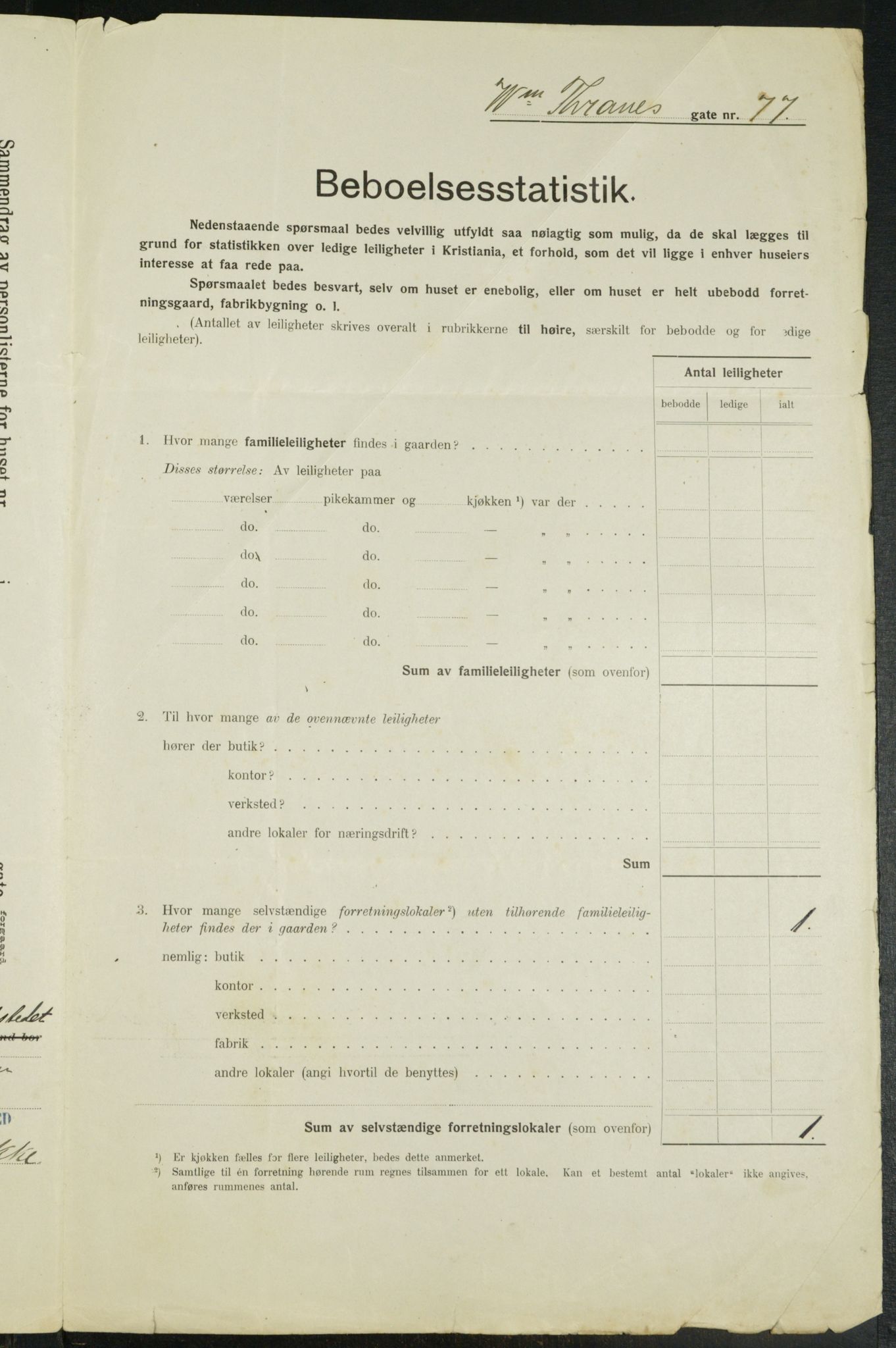 OBA, Municipal Census 1914 for Kristiania, 1914, p. 128361