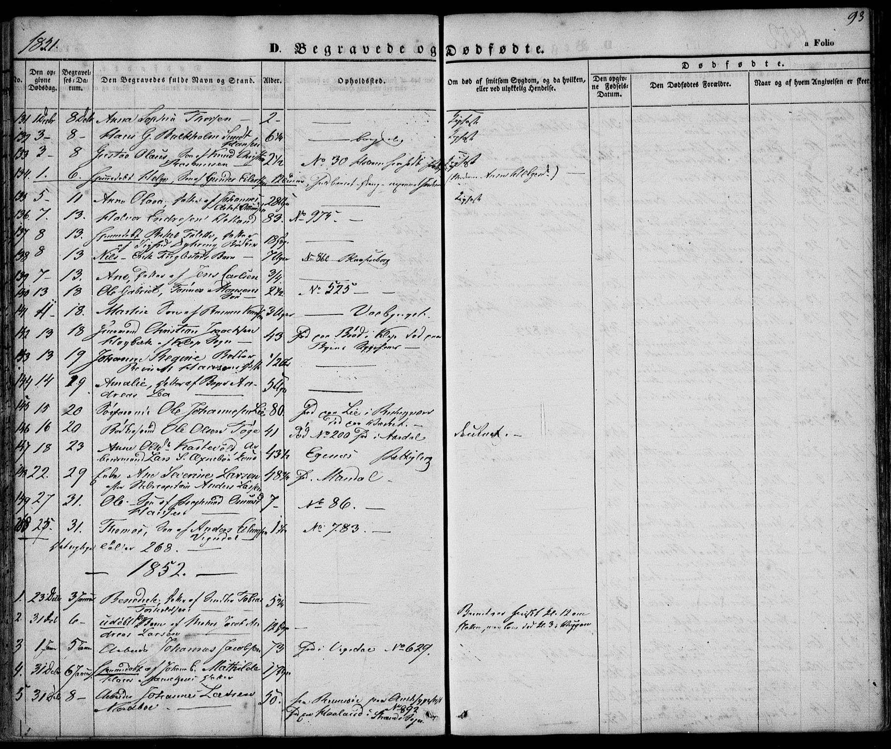 Domkirken sokneprestkontor, AV/SAST-A-101812/001/30/30BA/L0014: Parish register (official) no. A 13, 1841-1851, p. 93