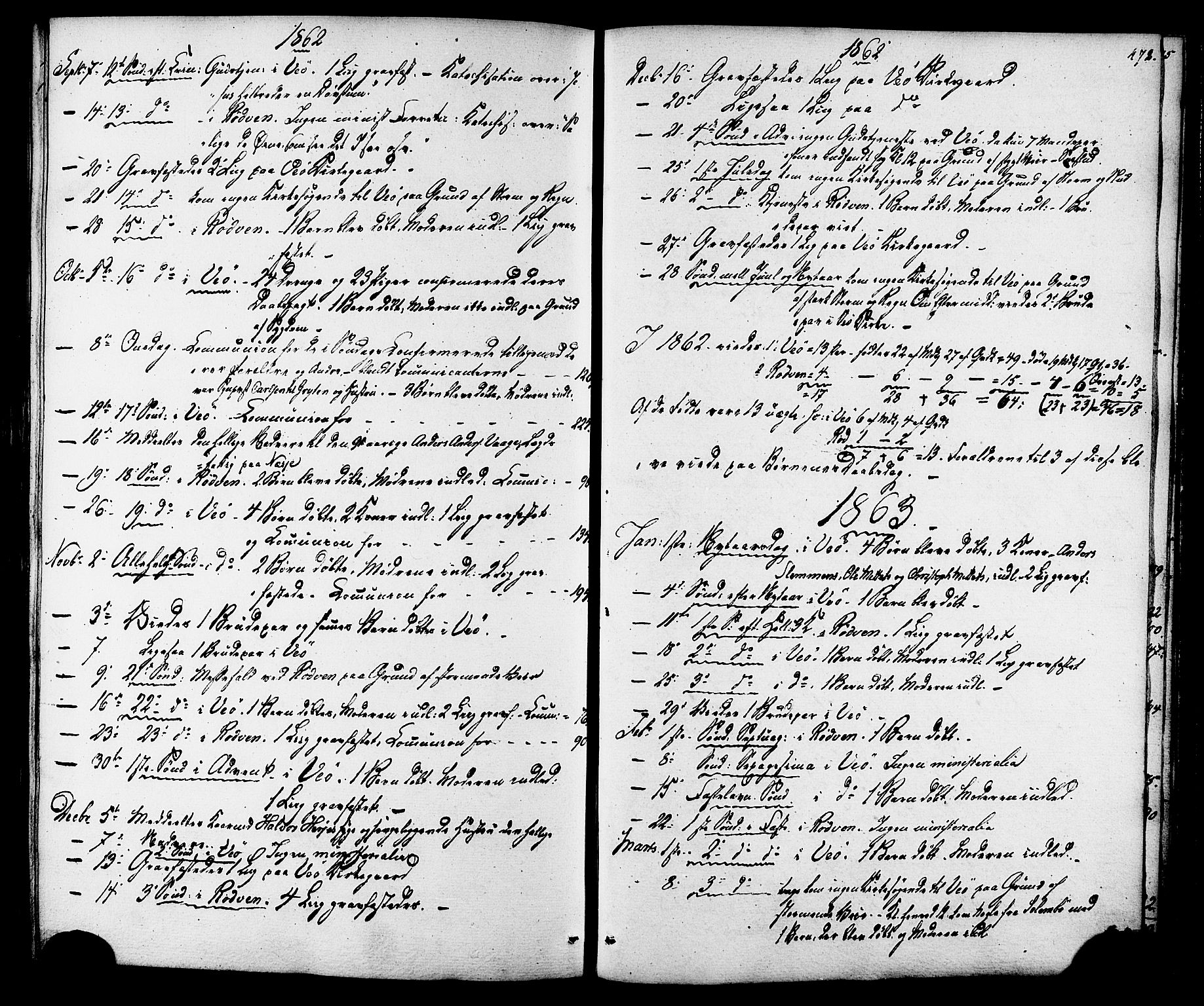 Ministerialprotokoller, klokkerbøker og fødselsregistre - Møre og Romsdal, SAT/A-1454/547/L0603: Parish register (official) no. 547A05, 1846-1877, p. 472