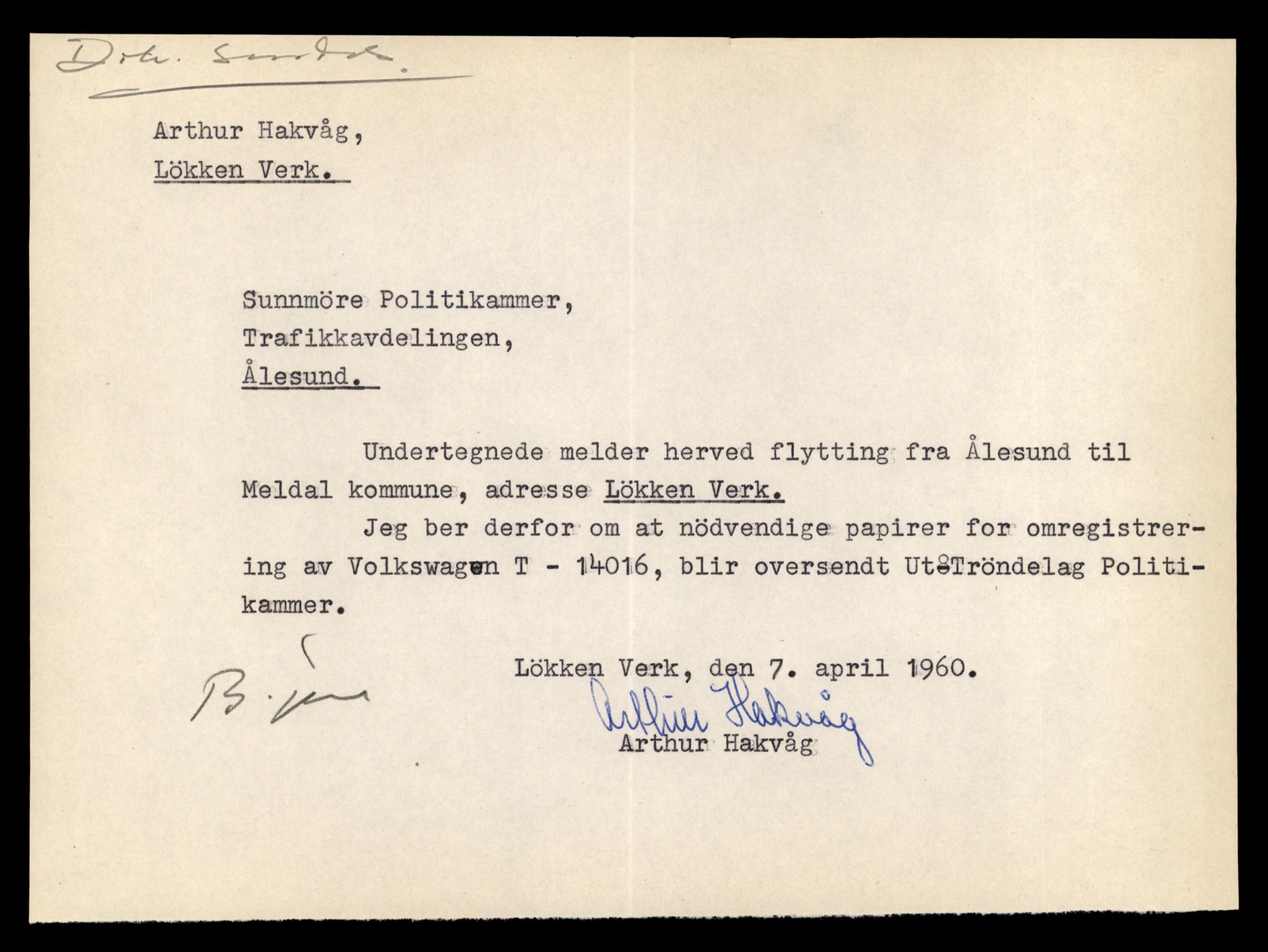 Møre og Romsdal vegkontor - Ålesund trafikkstasjon, AV/SAT-A-4099/F/Fe/L0042: Registreringskort for kjøretøy T 13906 - T 14079, 1927-1998, p. 1615