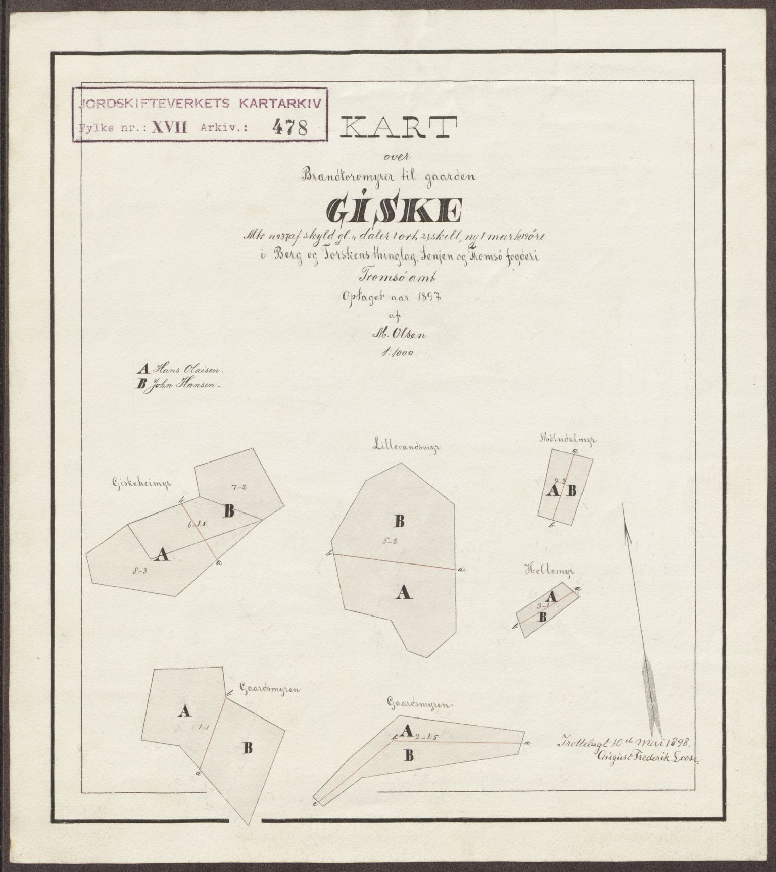 Jordskifteverkets kartarkiv, RA/S-3929/T, 1859-1988, p. 555