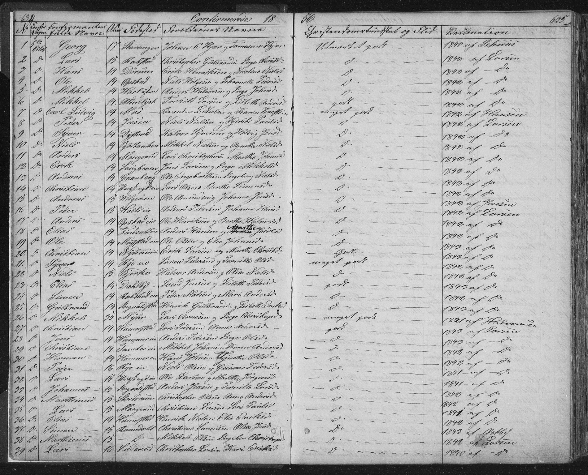 Vang prestekontor, Hedmark, SAH/PREST-008/H/Ha/Hab/L0010B: Parish register (copy) no. 10b, 1854-1896, p. 634-635