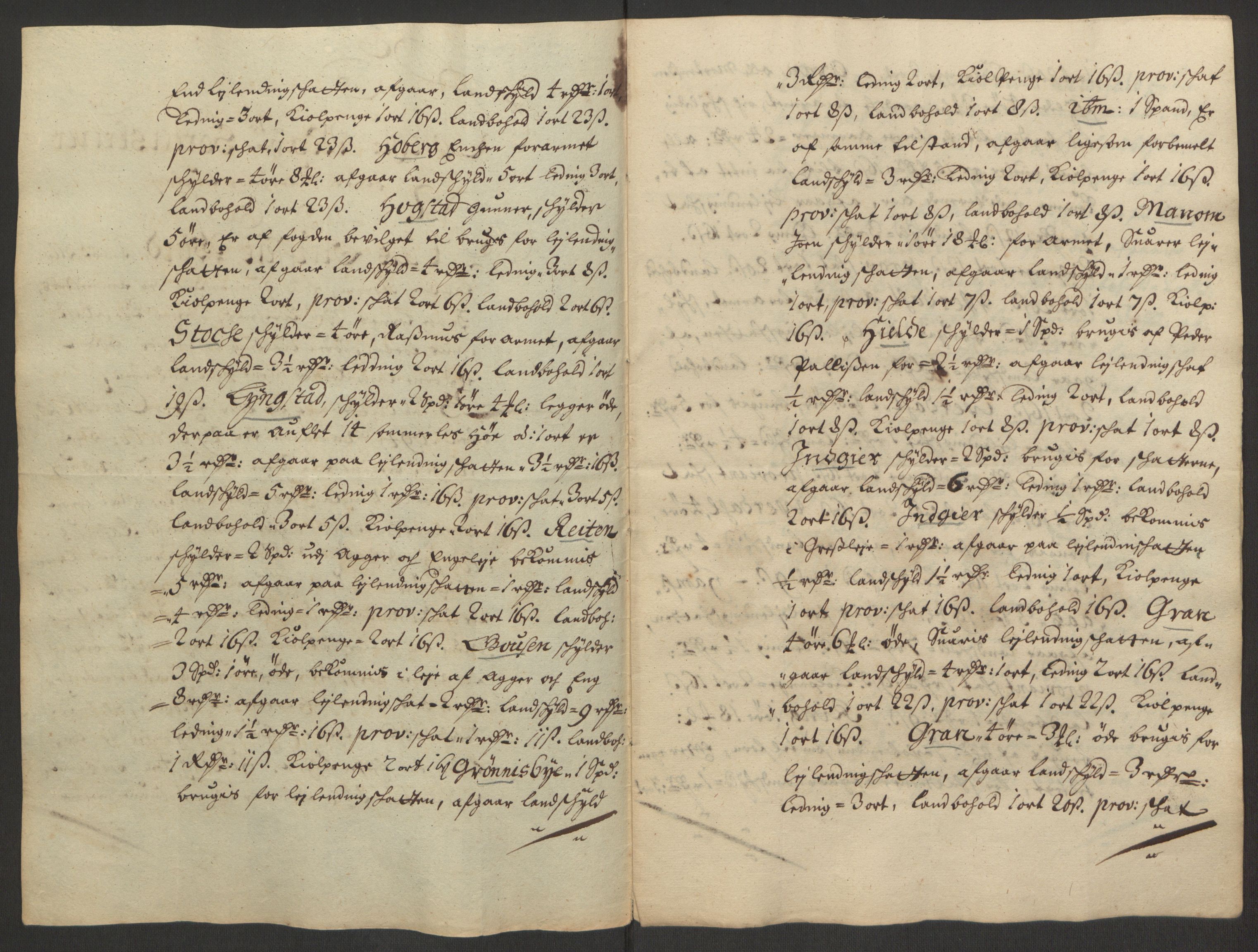 Rentekammeret inntil 1814, Reviderte regnskaper, Fogderegnskap, AV/RA-EA-4092/R63/L4308: Fogderegnskap Inderøy, 1692-1694, p. 632