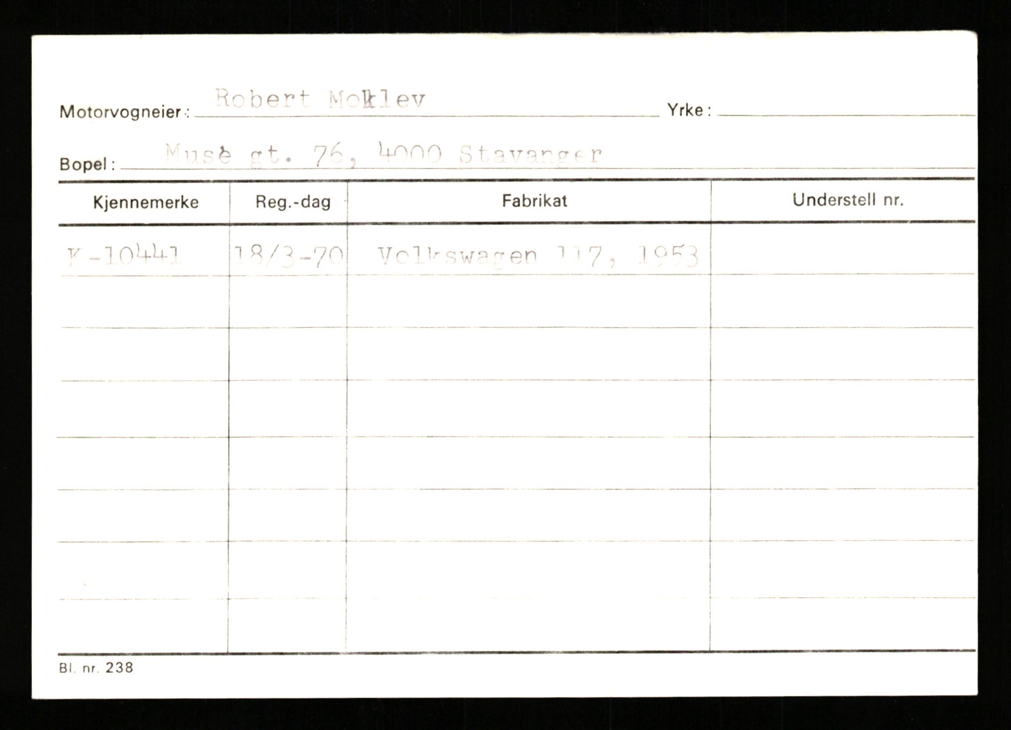 Stavanger trafikkstasjon, AV/SAST-A-101942/0/G/L0002: Registreringsnummer: 5791 - 10405, 1930-1971, p. 3304